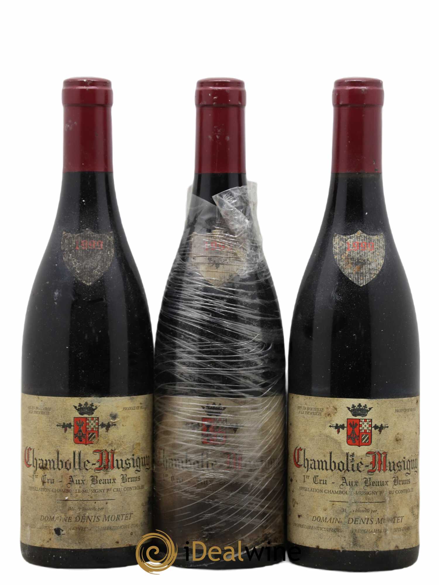 Chambolle-Musigny 1er Cru Aux Beaux Bruns Denis Mortet (Domaine) 1999 - Lot de 3 bouteilles - 0
