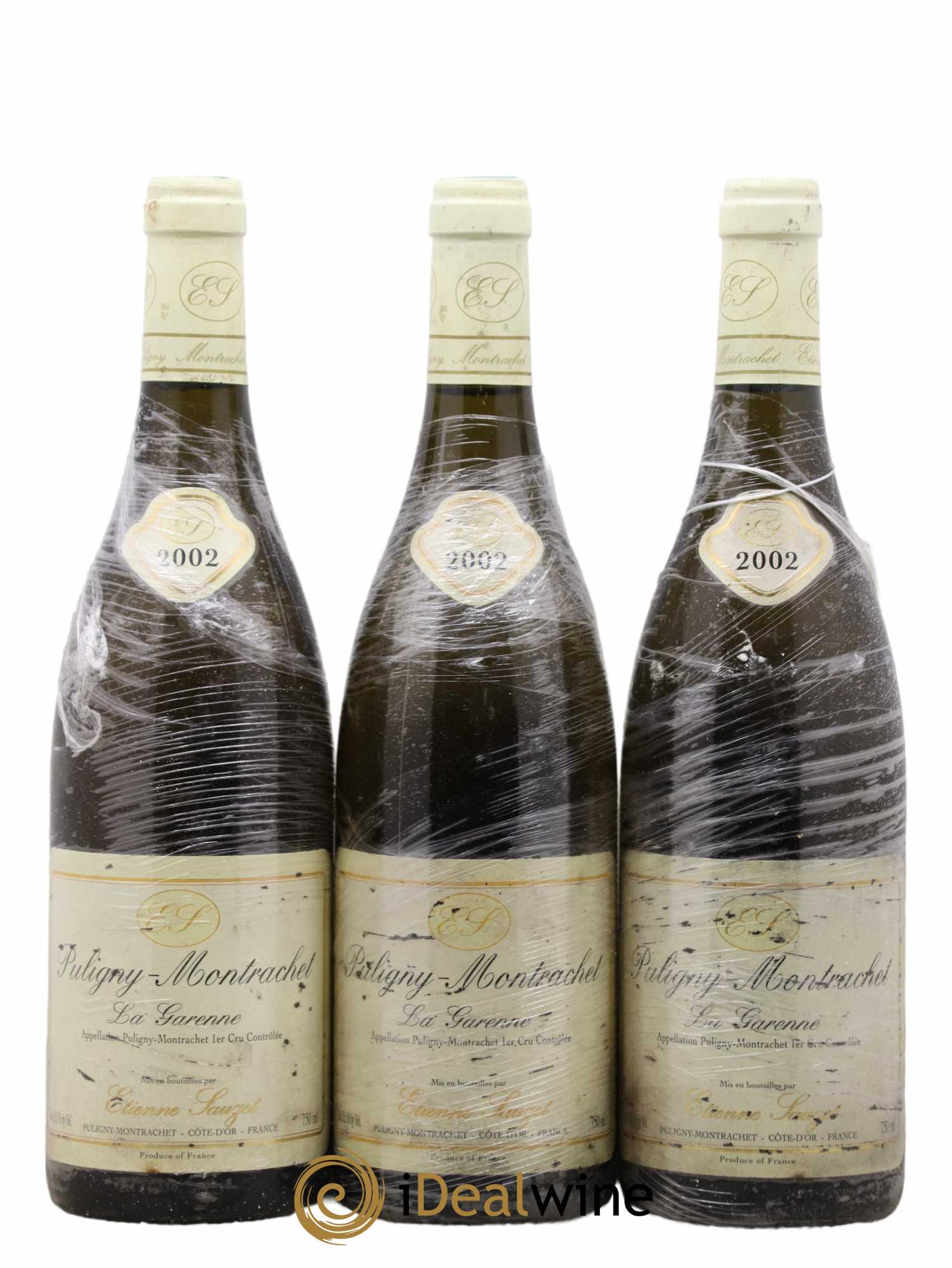 Puligny-Montrachet 1er Cru La Garenne Etienne Sauzet 2002 - Lot de 3 bouteilles - 0