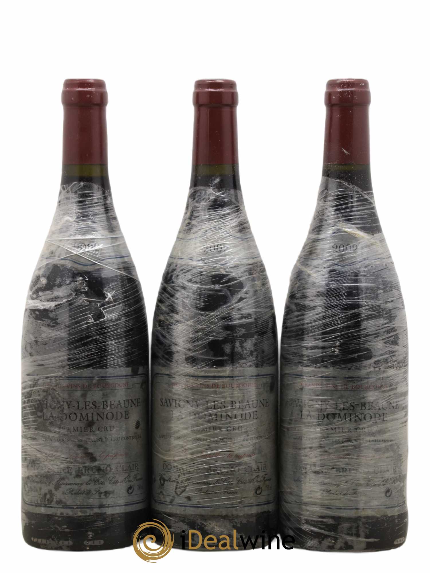 Savigny-lès-Beaune 1er Cru La Dominode Bruno Clair (Domaine) 2002 - Lot de 3 bouteilles - 0