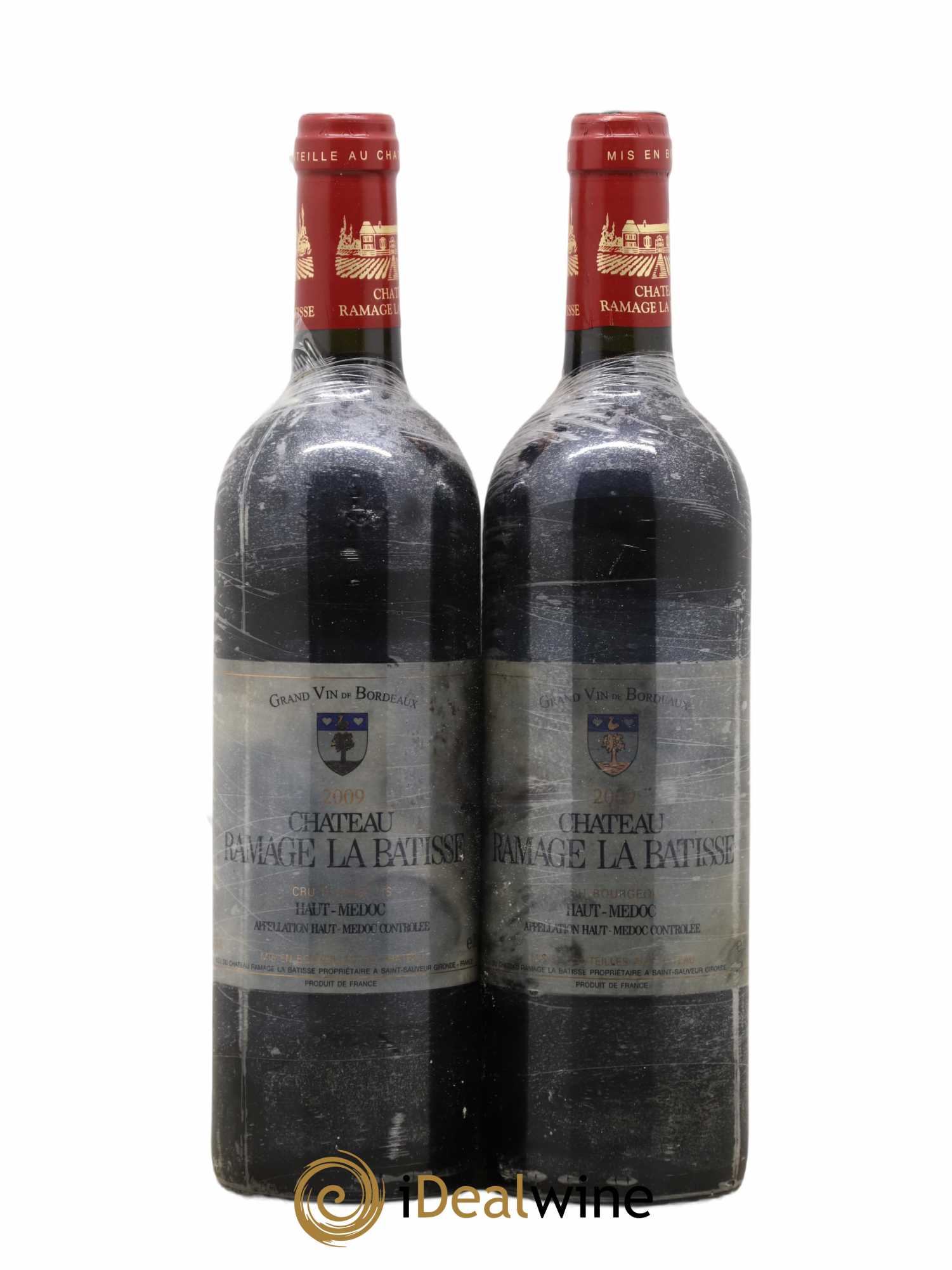 Château Ramage la Bâtisse Cru Bourgeois (sans prix de réserve) 2009 - Lot de 2 bouteilles - 0