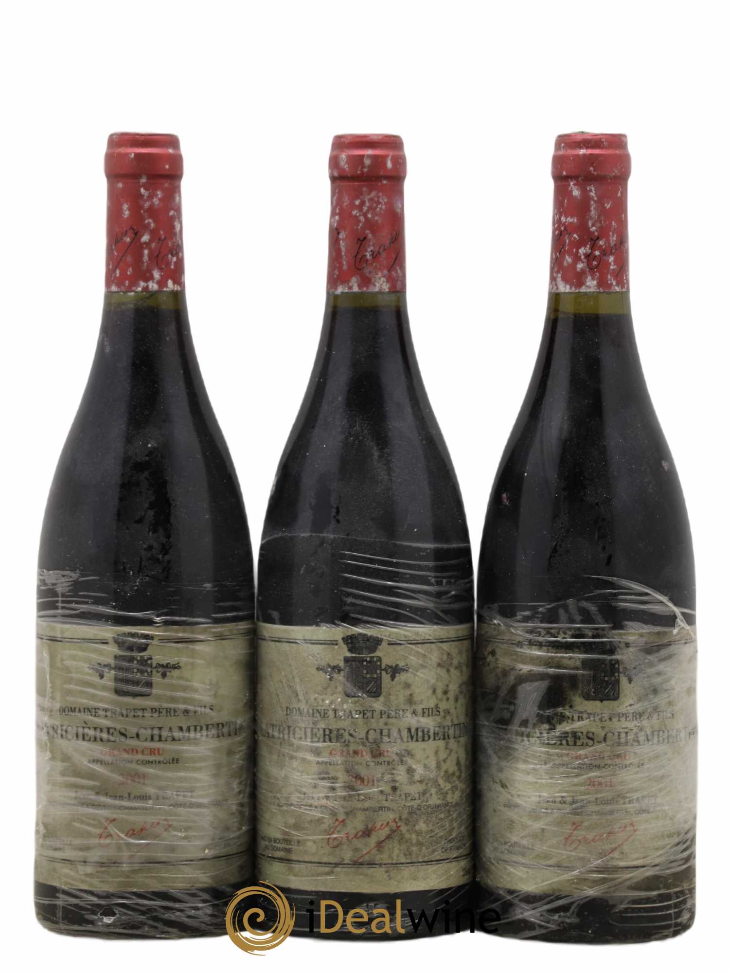 Latricières-Chambertin Grand Cru Domaine Trapet 2001 - Lot de 3 bouteilles - 0
