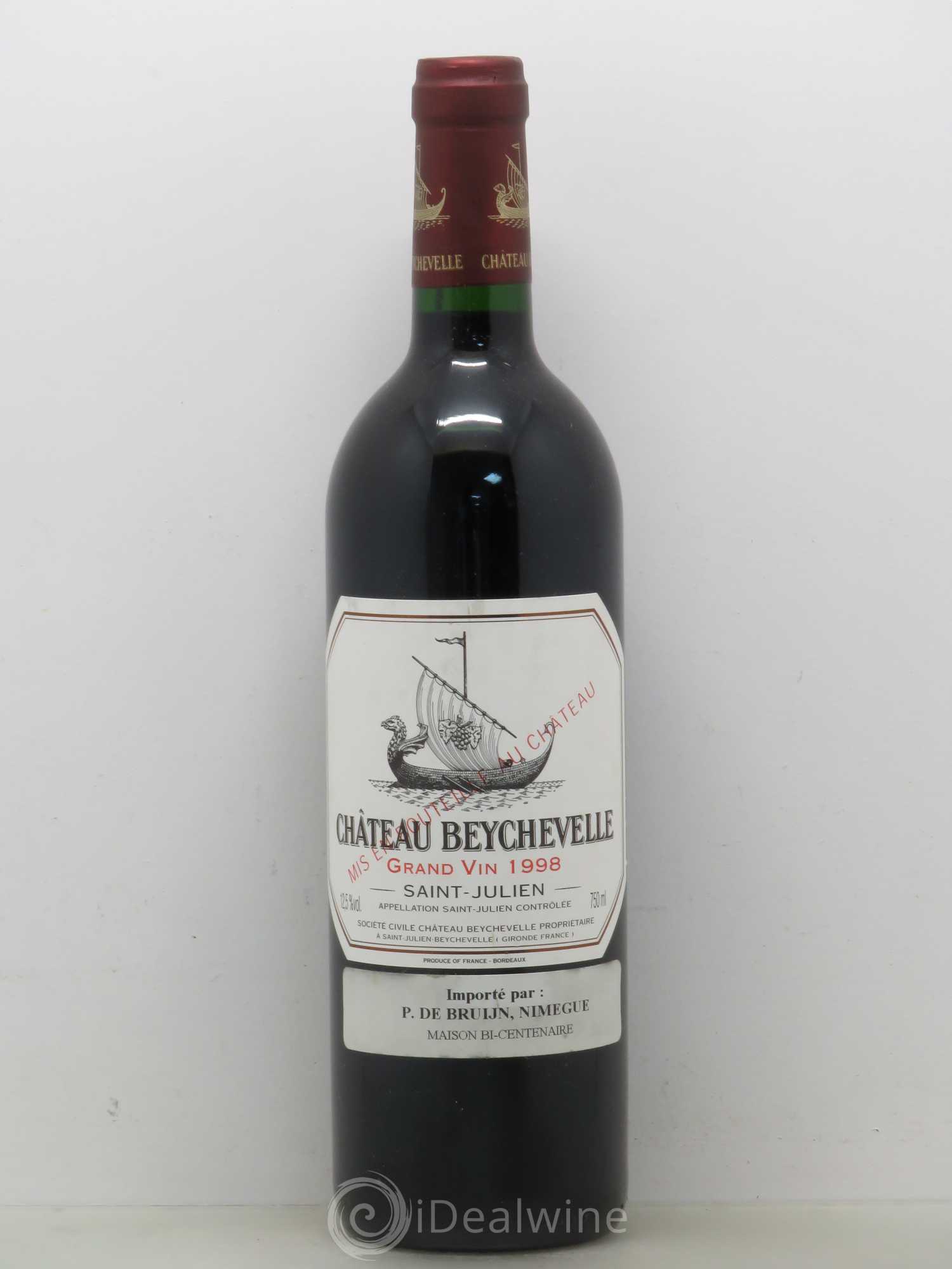Château Beychevelle 4ème Grand Cru Classé 1998 - Lot de 1 bouteille - 0