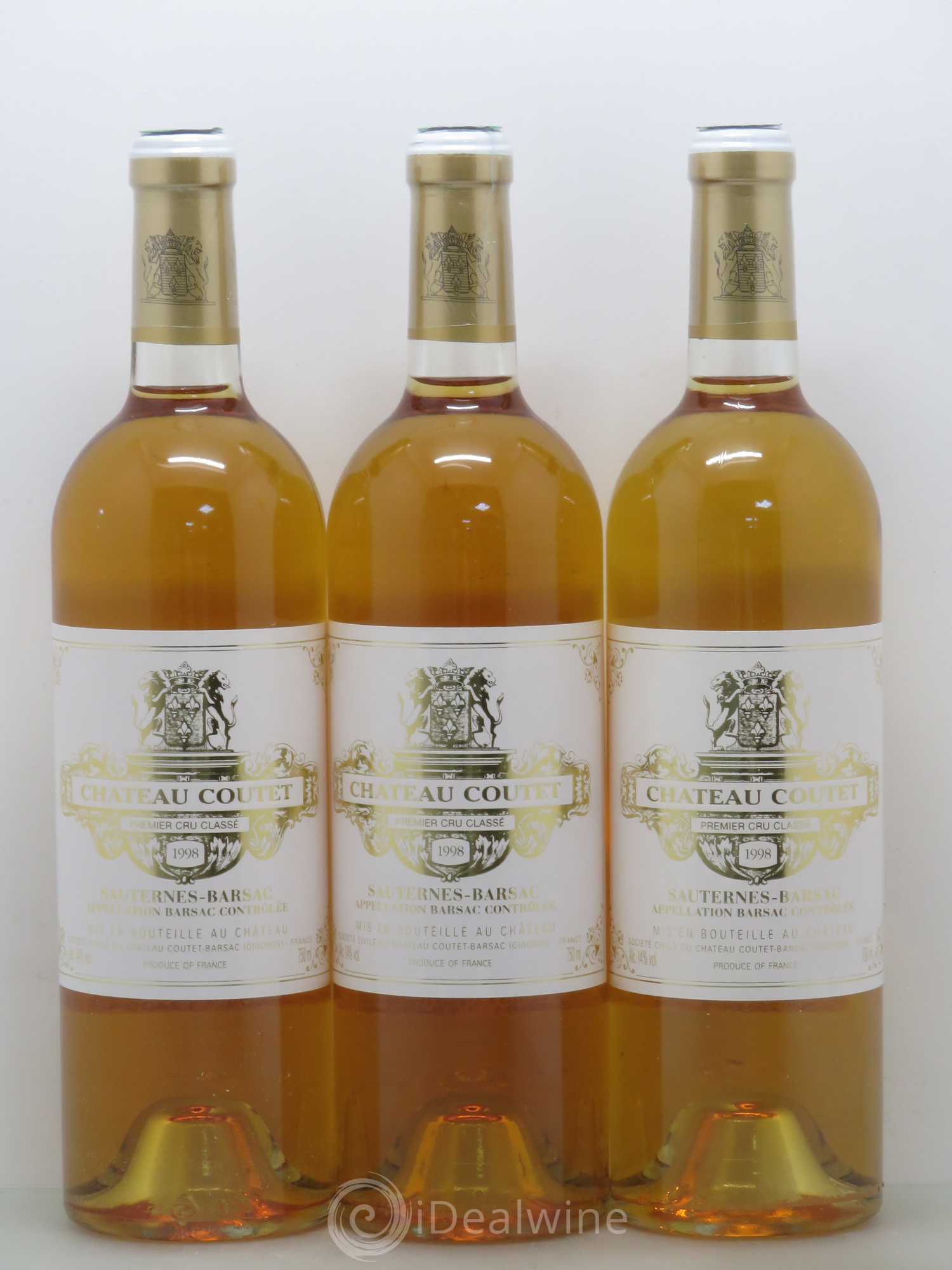 Château Coutet 1er Grand Cru Classé 1998 - Lotto di 6 bottiglie - 2