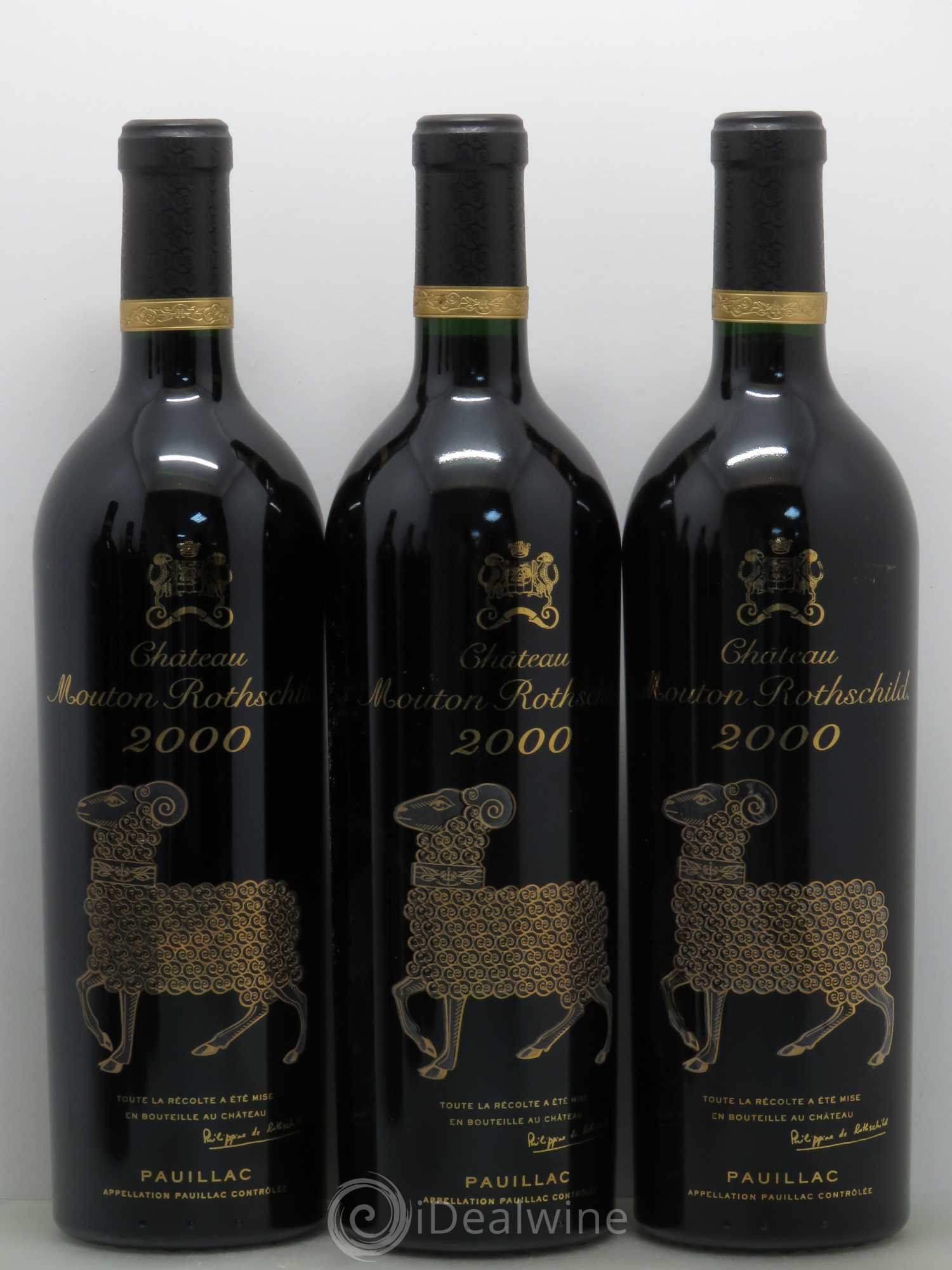 Château Mouton Rothschild 1er Grand Cru Classé 2000 - Lot de 6 bouteilles - 1
