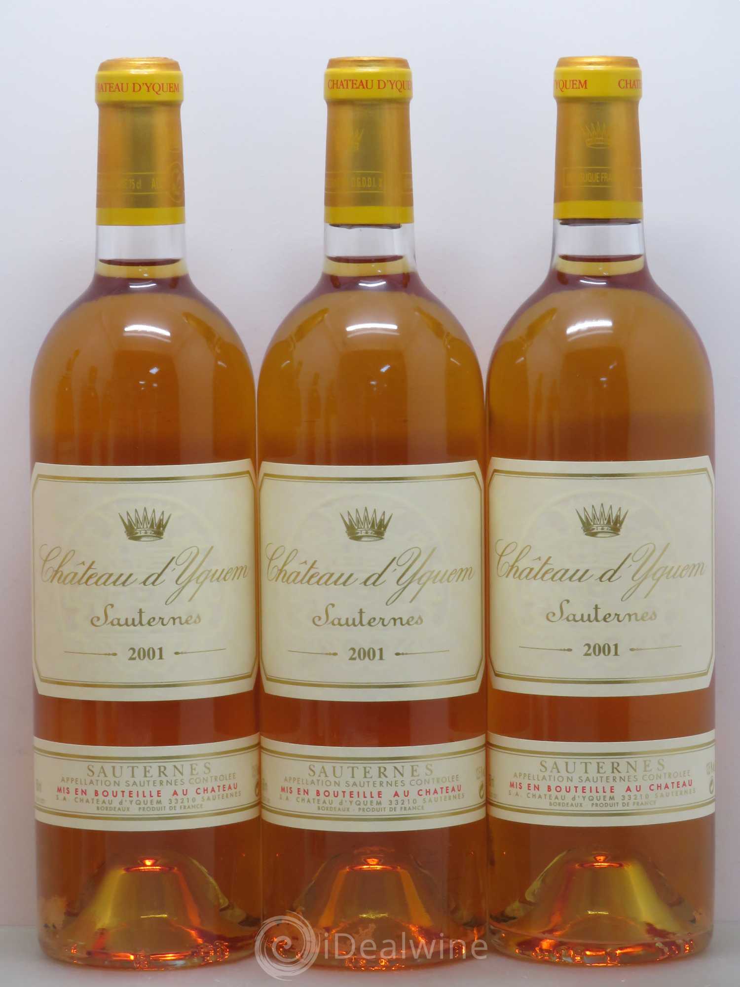 Château d' Yquem 1er Cru Classé Supérieur 2001 - Lotto di 6 bottiglie - 1