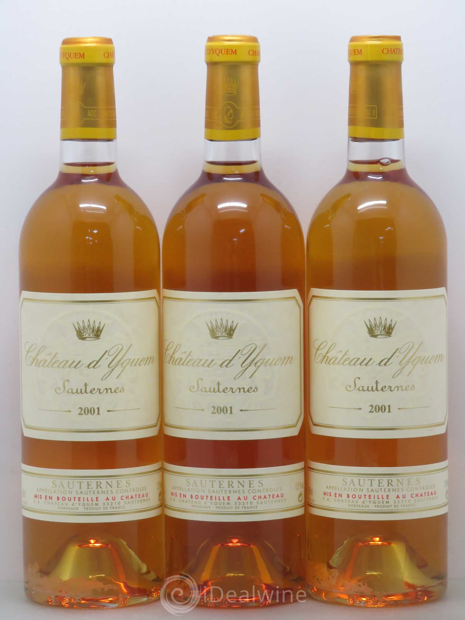 Château d' Yquem 1er Cru Classé Supérieur 2001 - Lotto di 6 bottiglie - 2