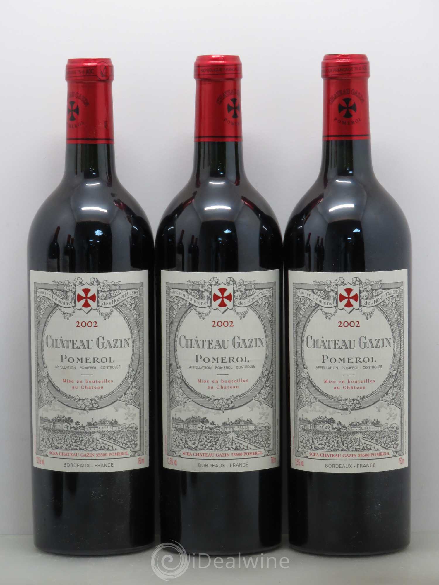 Château Gazin 2002 - Lot de 6 bouteilles - 1