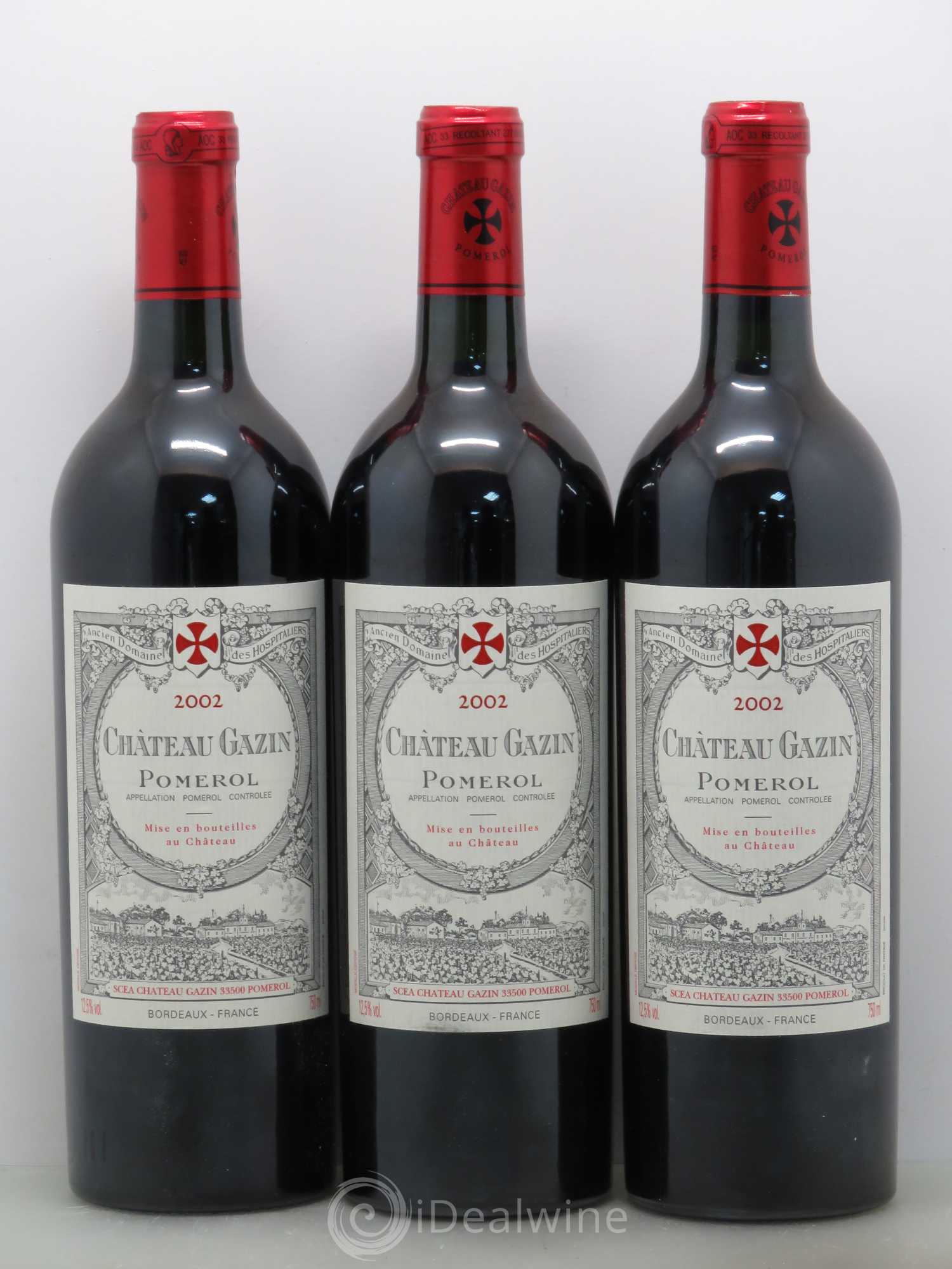 Château Gazin 2002 - Lot de 6 bouteilles - 2