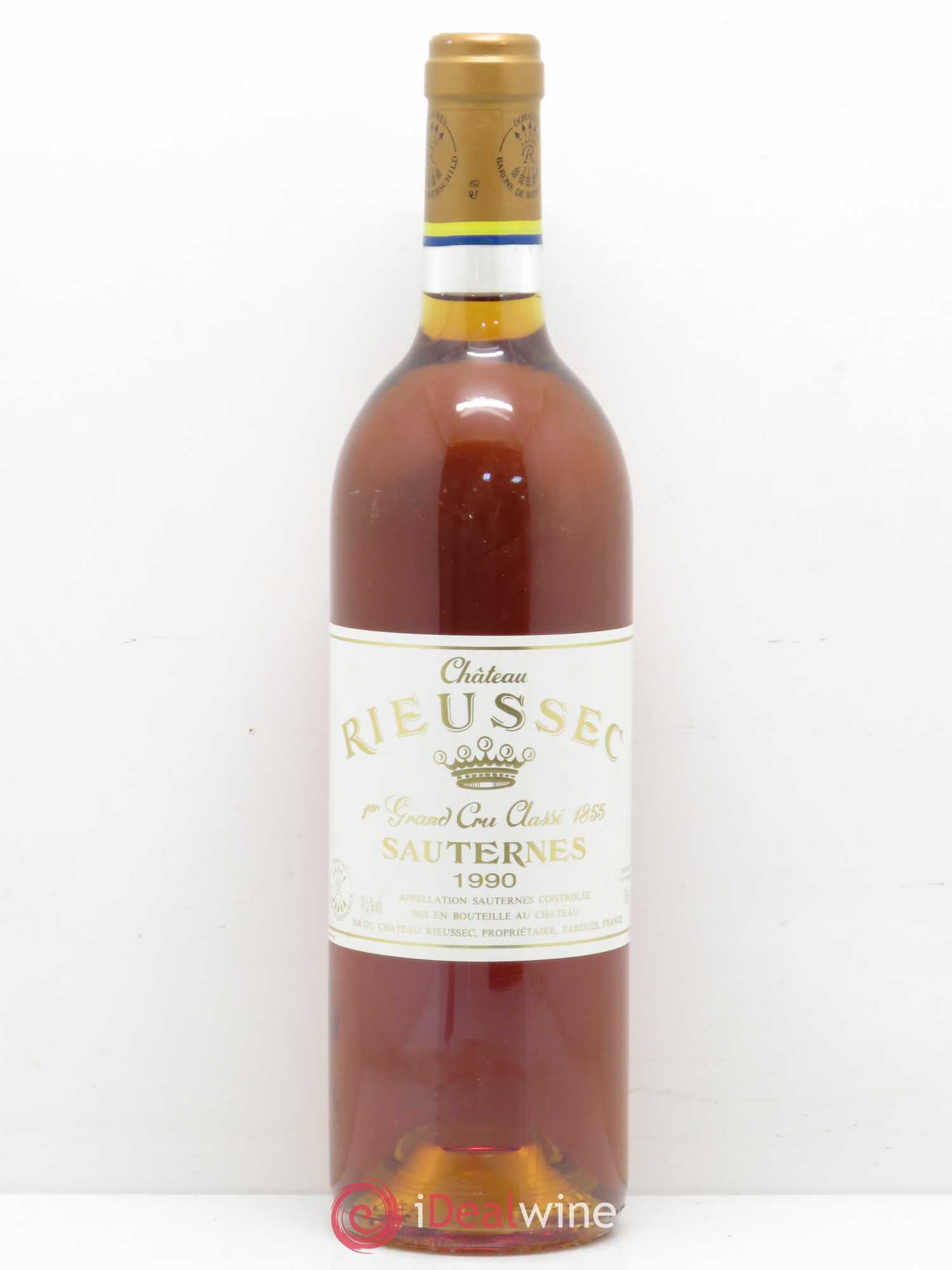 Château Rieussec 1er Grand Cru Classé 1990 - Posten von 1 Flasche - 0