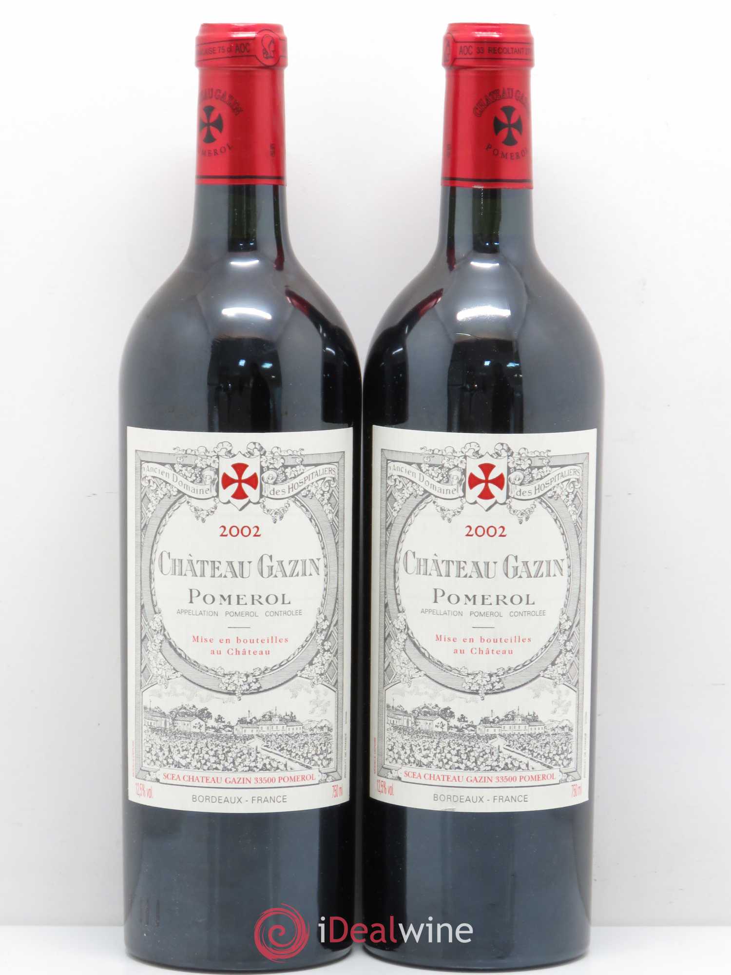 Château Gazin 2002 - Lot de 5 bouteilles - 2