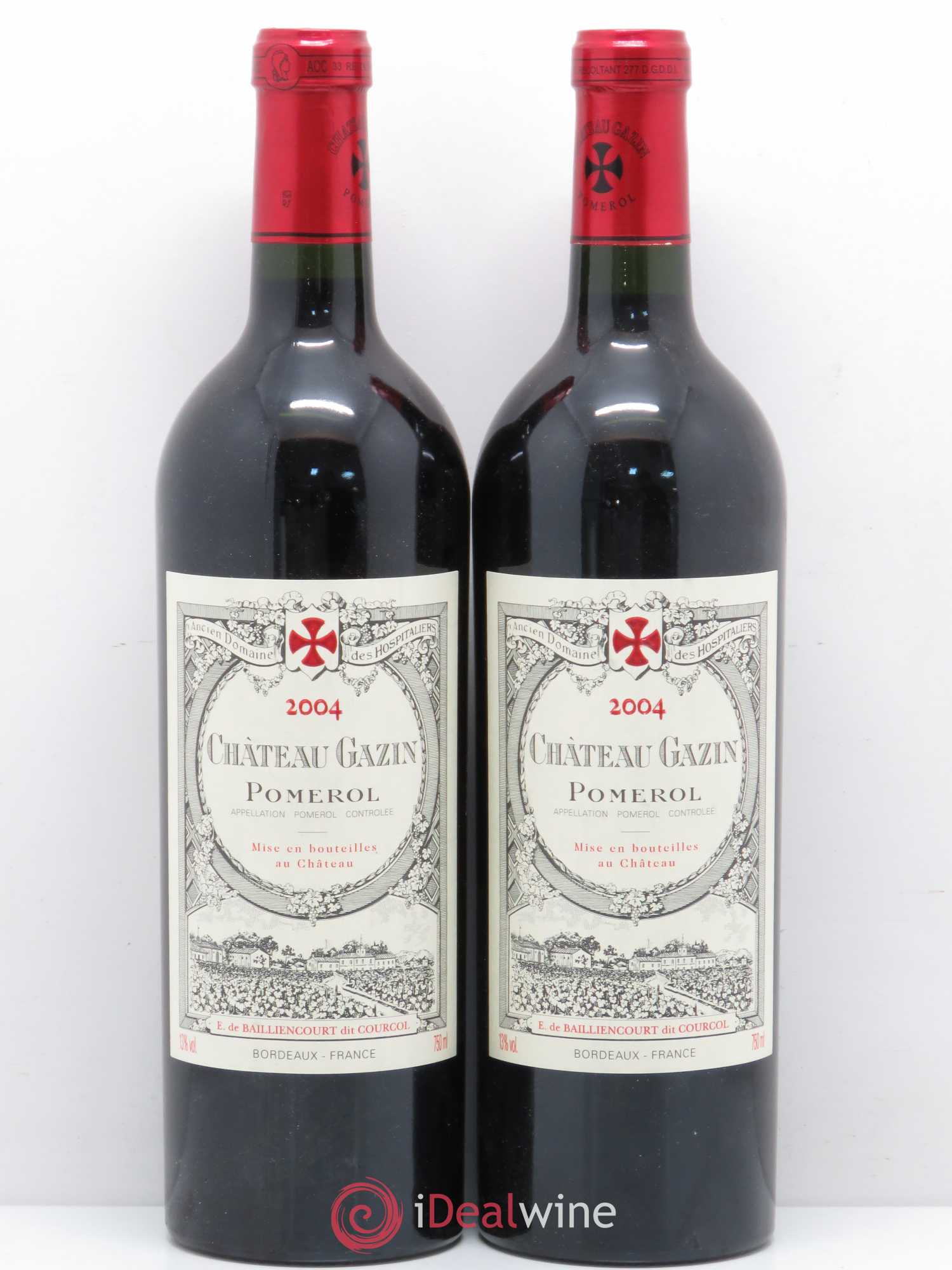Château Gazin 2004 - Lot de 2 bouteilles - 0