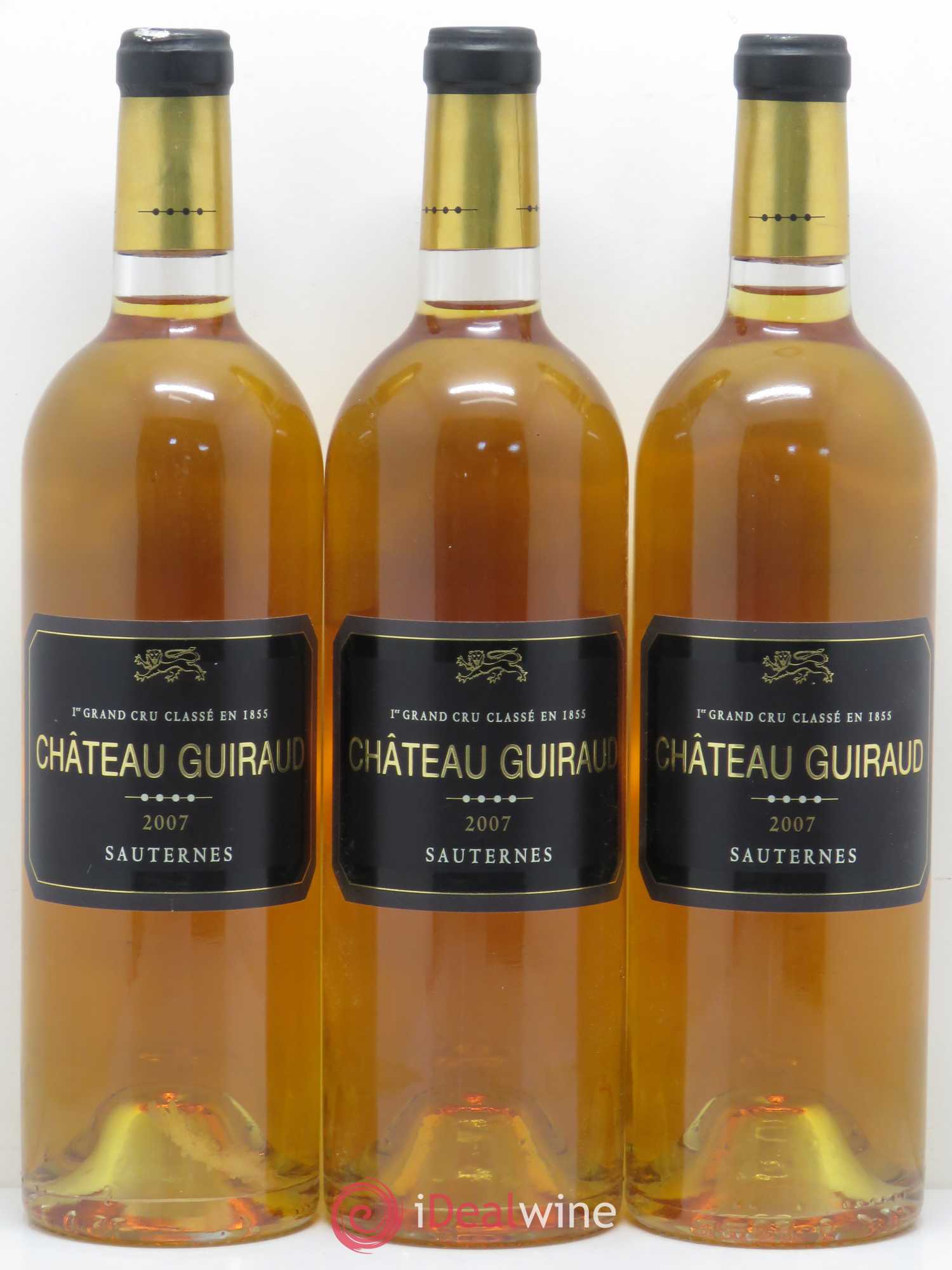 Château Guiraud 1er Grand Cru Classé 2007 - Lotto di 3 bottiglie - 0