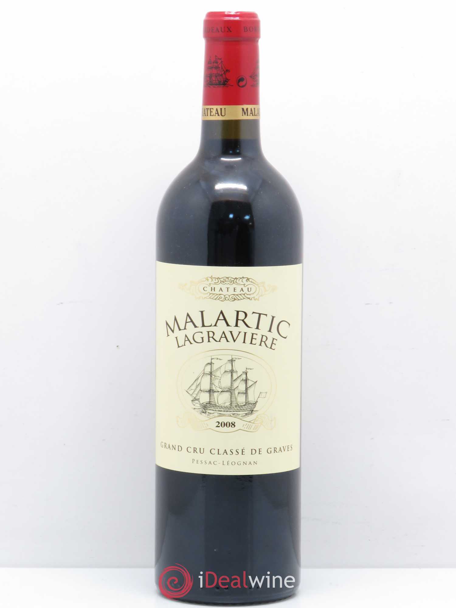 Château Malartic-Lagravière Cru Classé de Graves 2008 - Lot de 1 bouteille - 0
