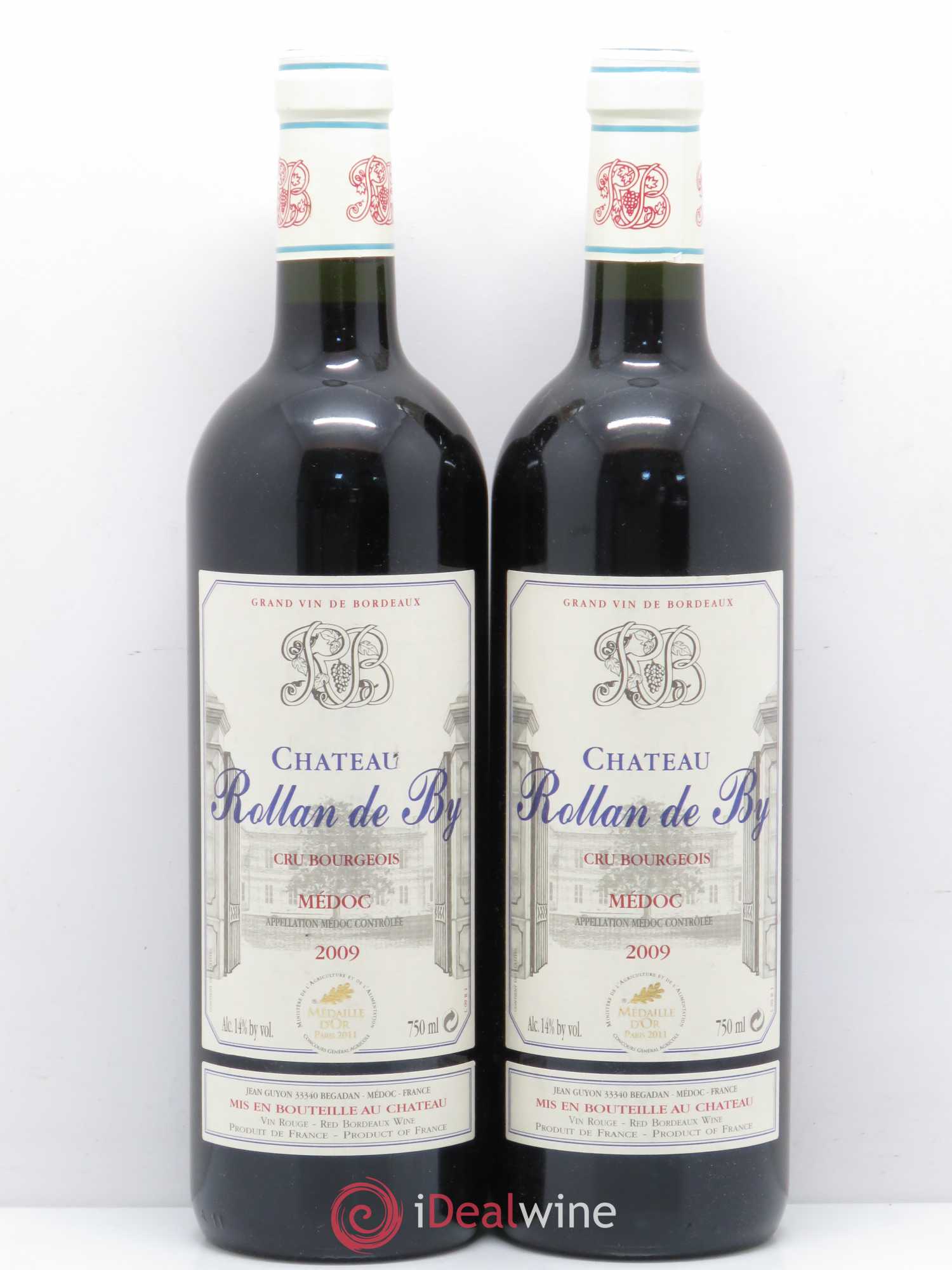 Château Rollan de By Cru Bourgeois 2009 - Lot de 2 bouteilles - 0