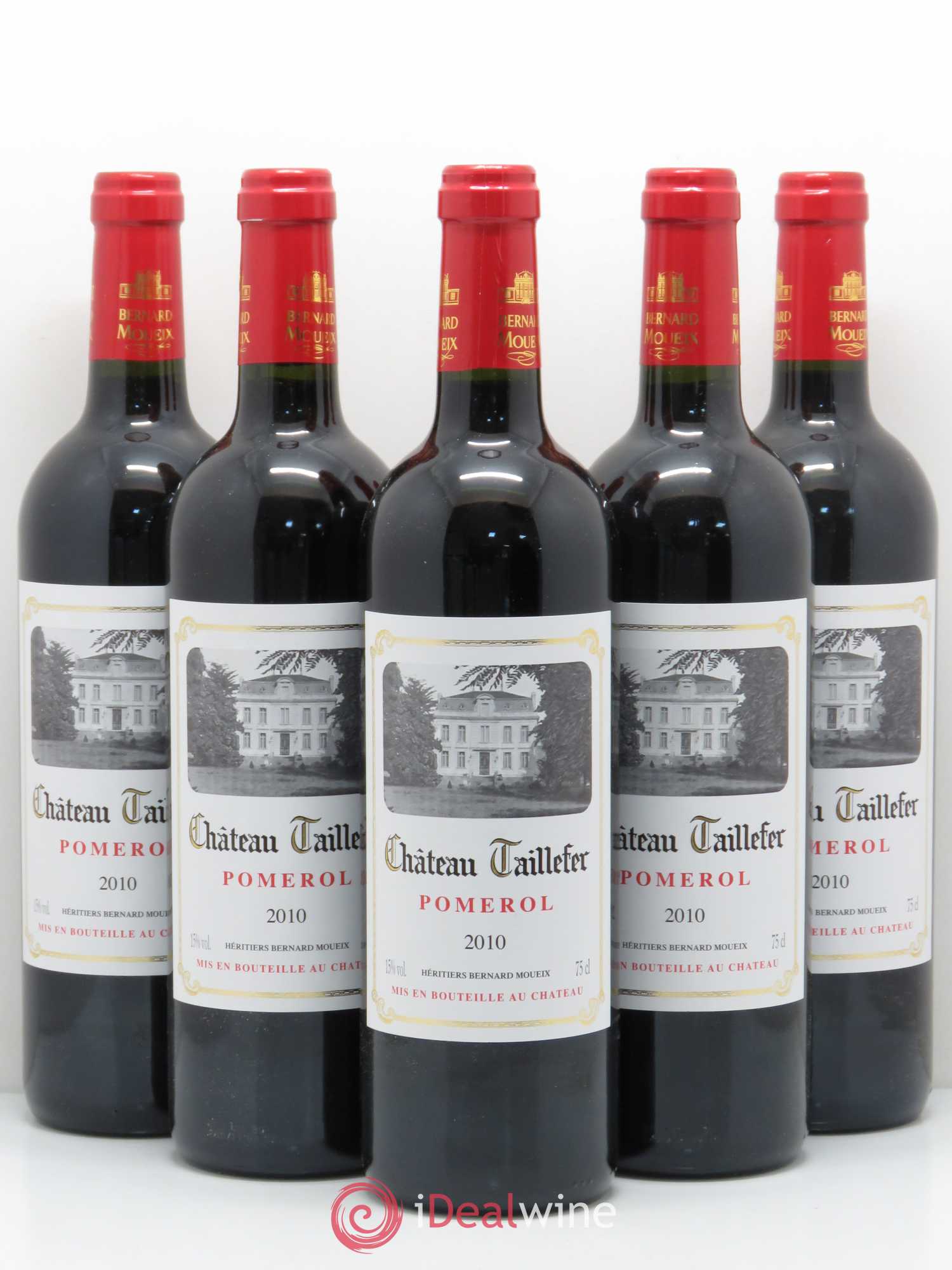 Château Taillefer 2010 - Lot de 5 bouteilles - 0