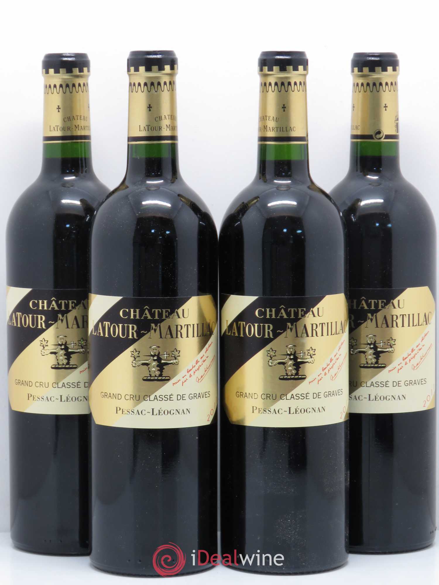 Château Latour-Martillac Cru Classé de Graves 2011 - Lot de 4 bouteilles - 0