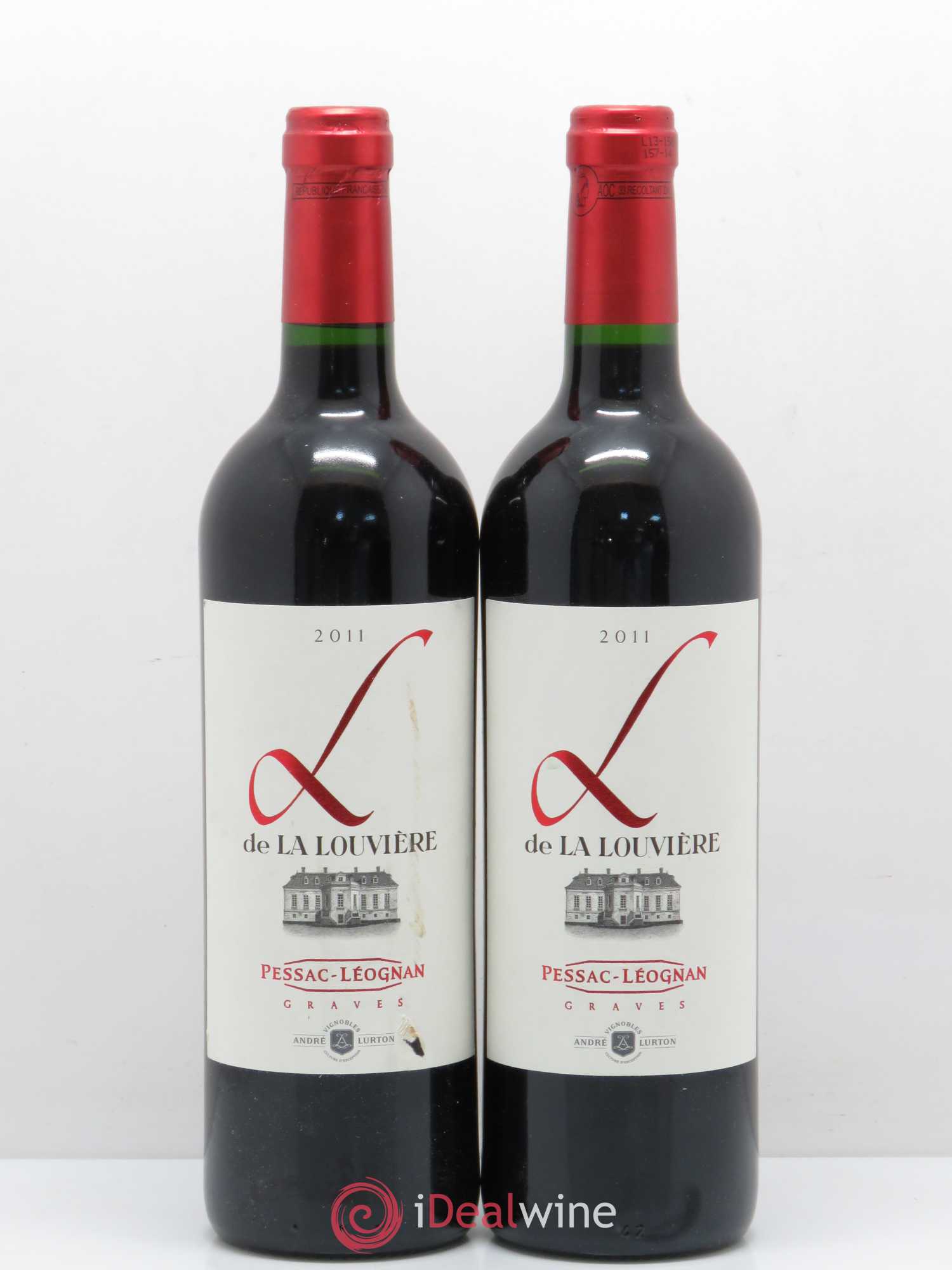 Pessac-Léognan L De La Louvière 2011 - Posten von 2 Flaschen - 0