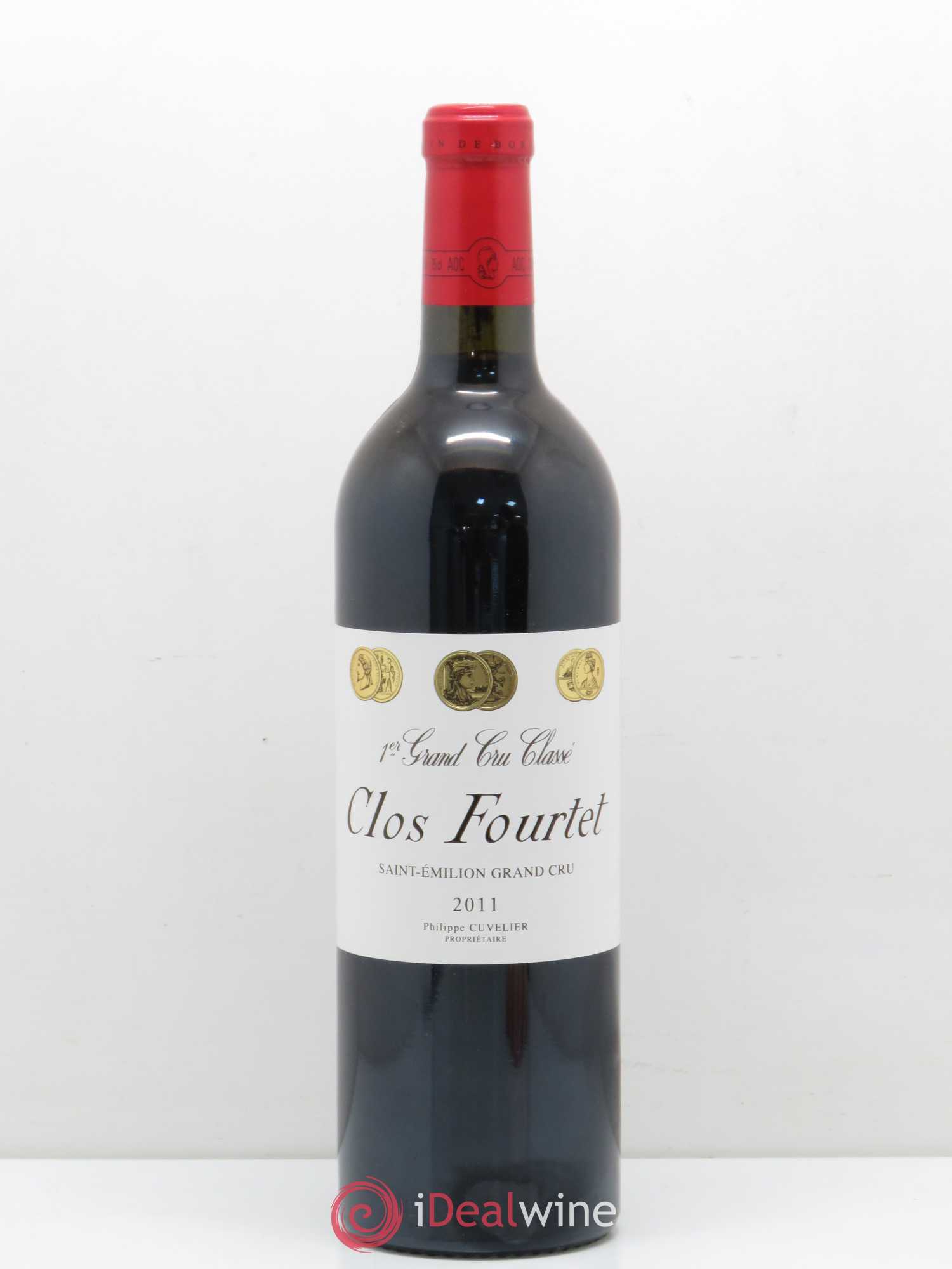 Clos Fourtet 1er Grand Cru Classé B 2011 - Lot de 1 bouteille - 0