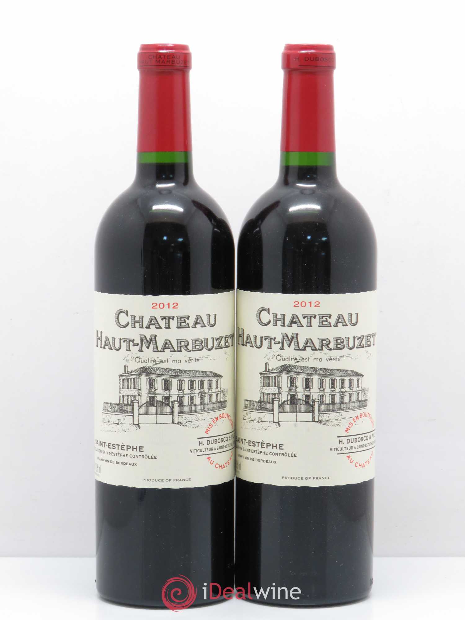 Château Haut Marbuzet 2012 - Lot de 2 bouteilles - 0