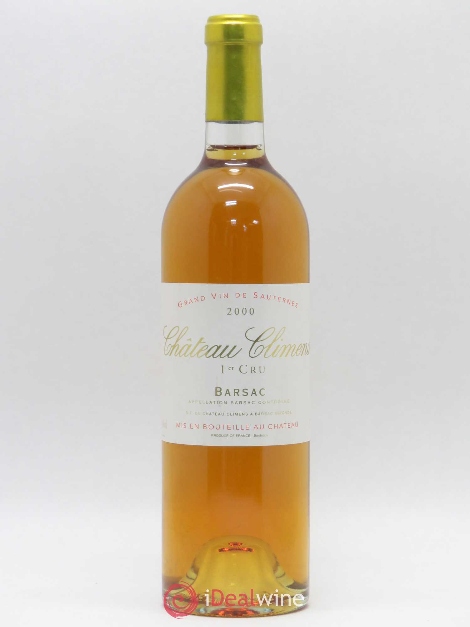 Château Climens 1er Grand Cru Classé 2000 - Lotto di 1 bottiglia - 0