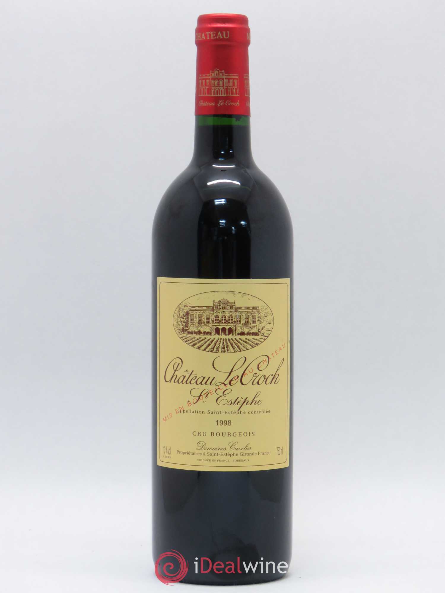 Château le Crock Cru Bourgeois 1998 - Lot de 1 bouteille - 0