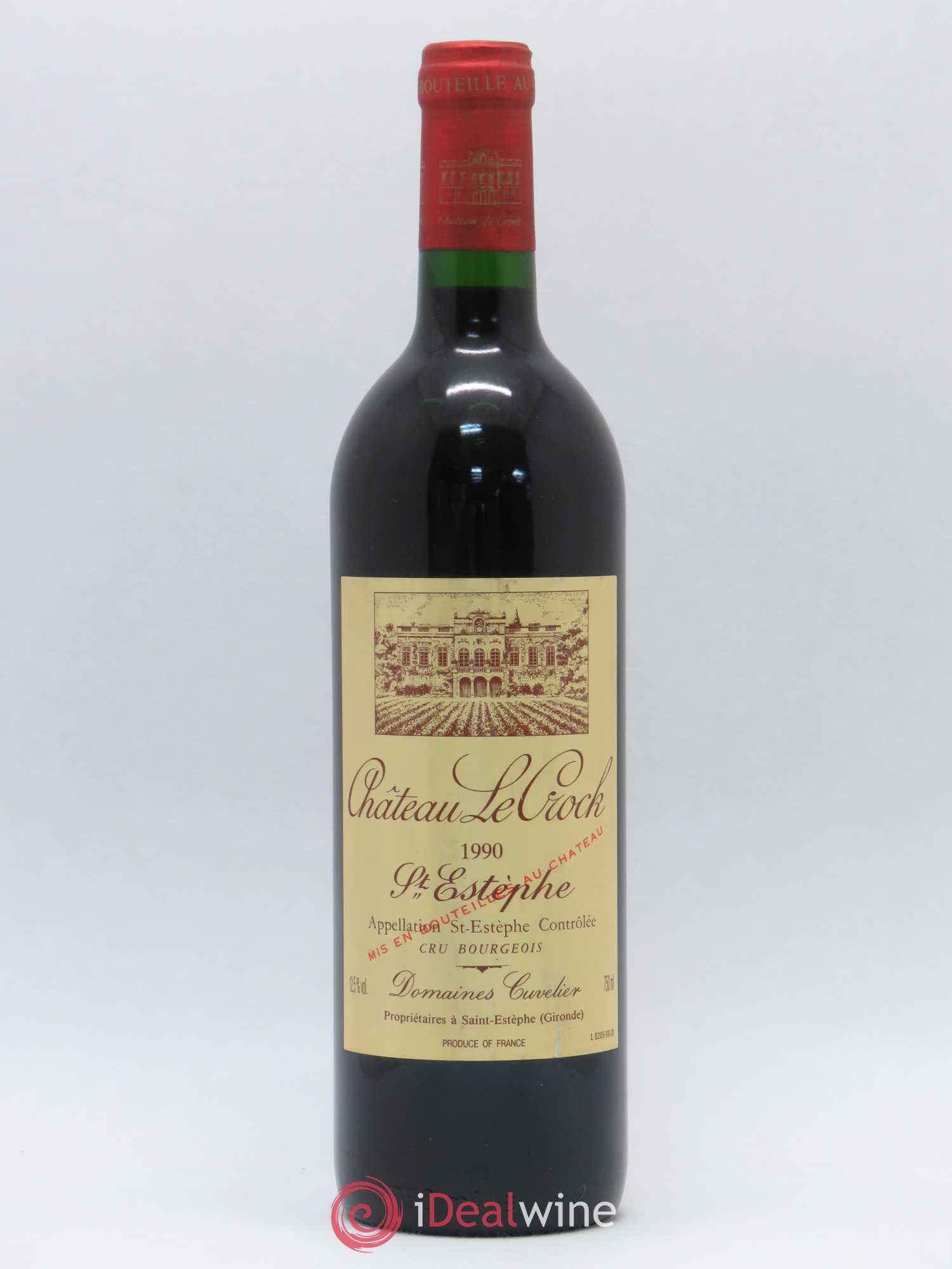 Château le Crock Cru Bourgeois 1990 - Lot de 1 bouteille - 0