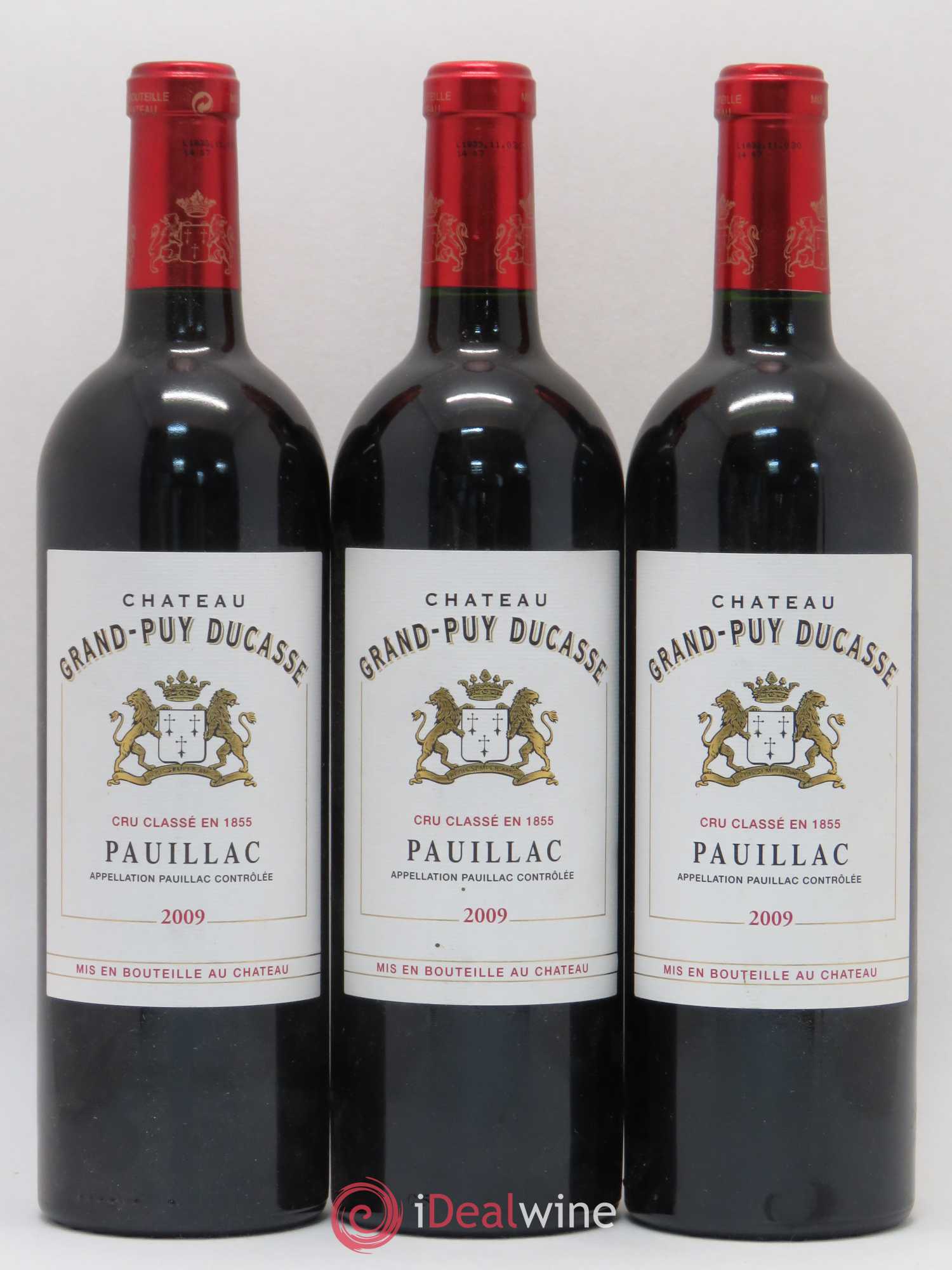 Château Grand Puy Ducasse 5ème Grand Cru Classé 2009 - Lot de 3 bouteilles - 0