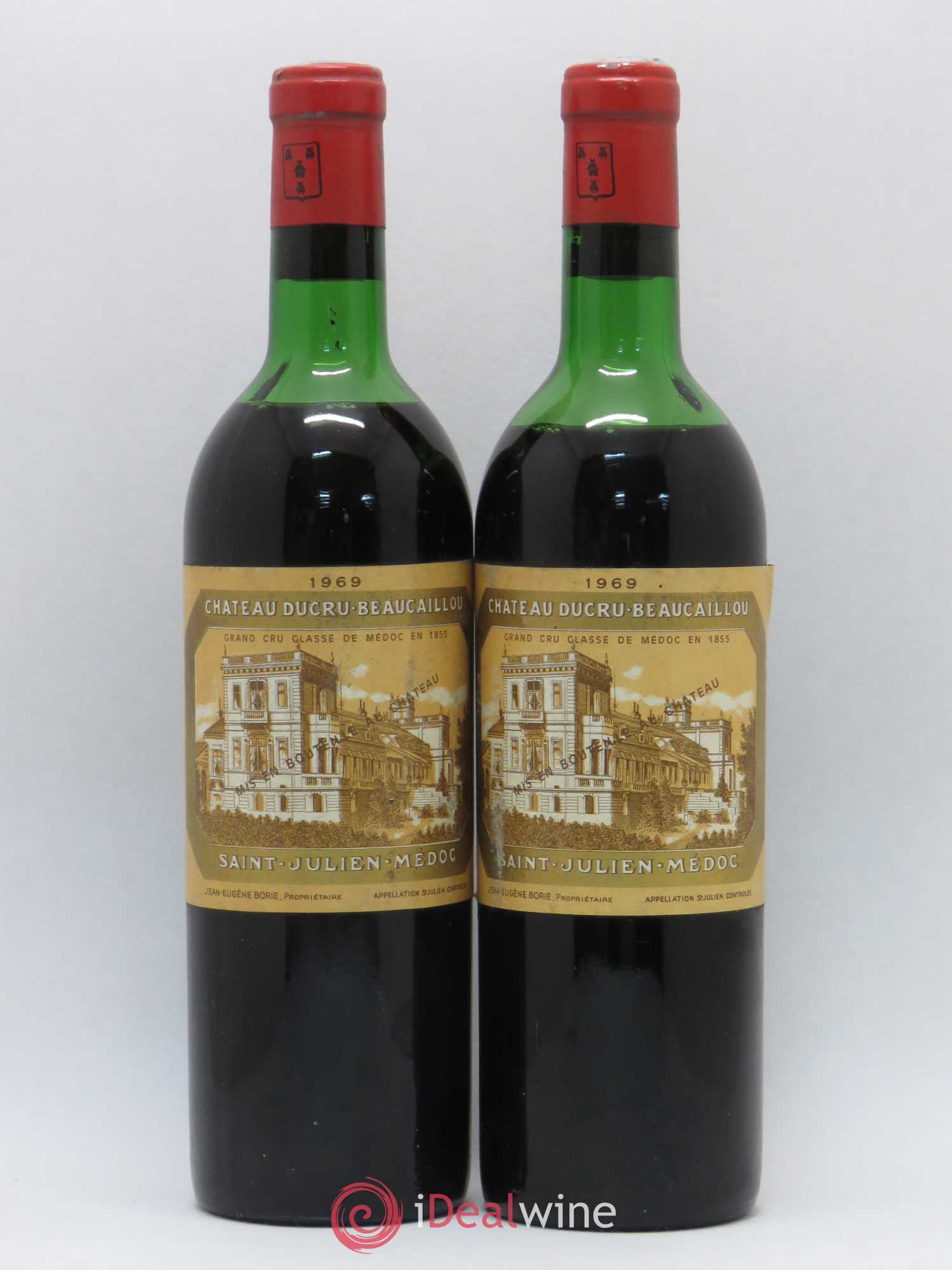 Château Ducru Beaucaillou 2ème Grand Cru Classé 1969 - Lot de 2 bouteilles - 0