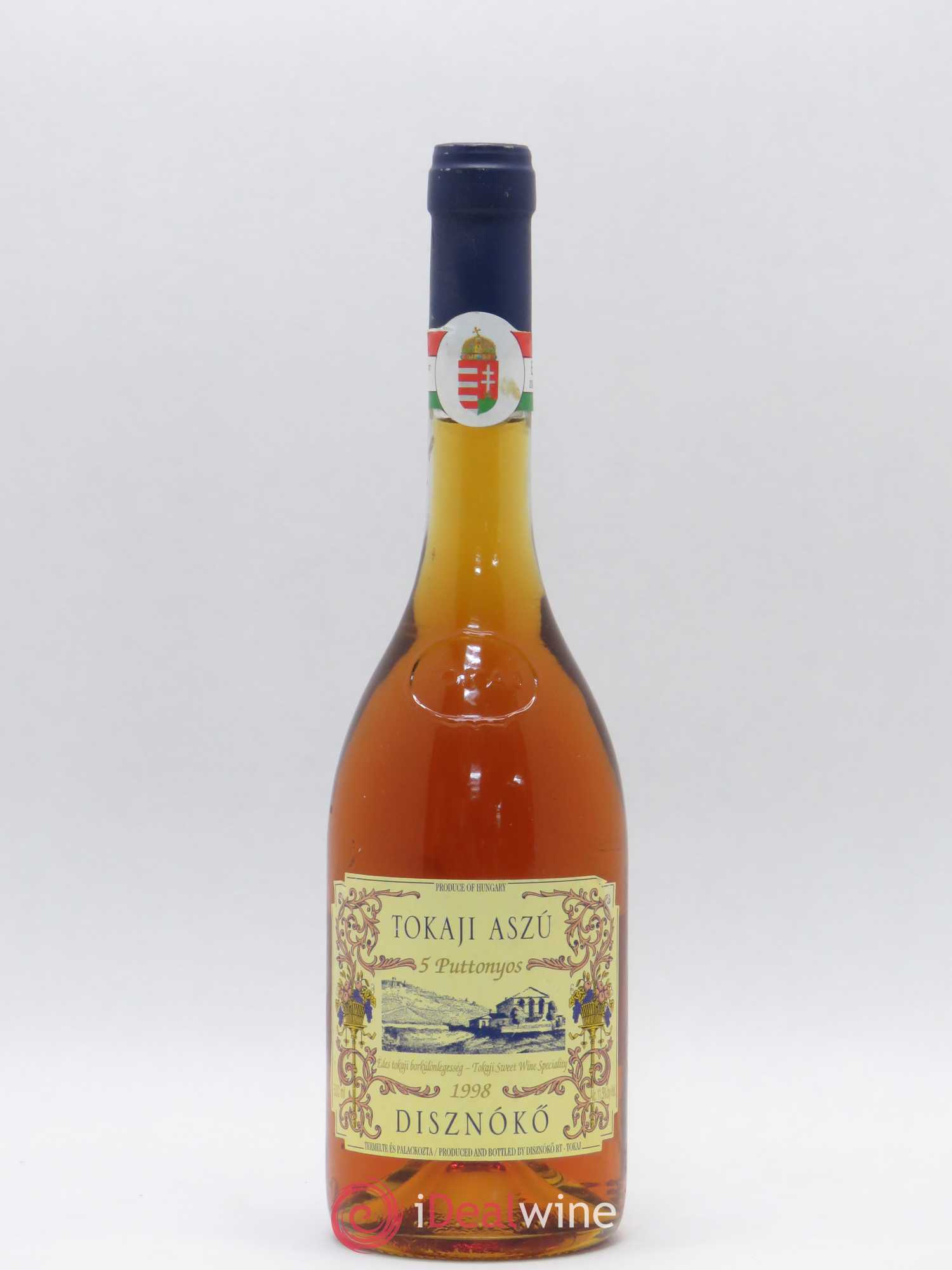 Tokaji Aszu 5 Puttonyos Disznoko (Domaine) 1998 - Lot de 1 bouteille - 0