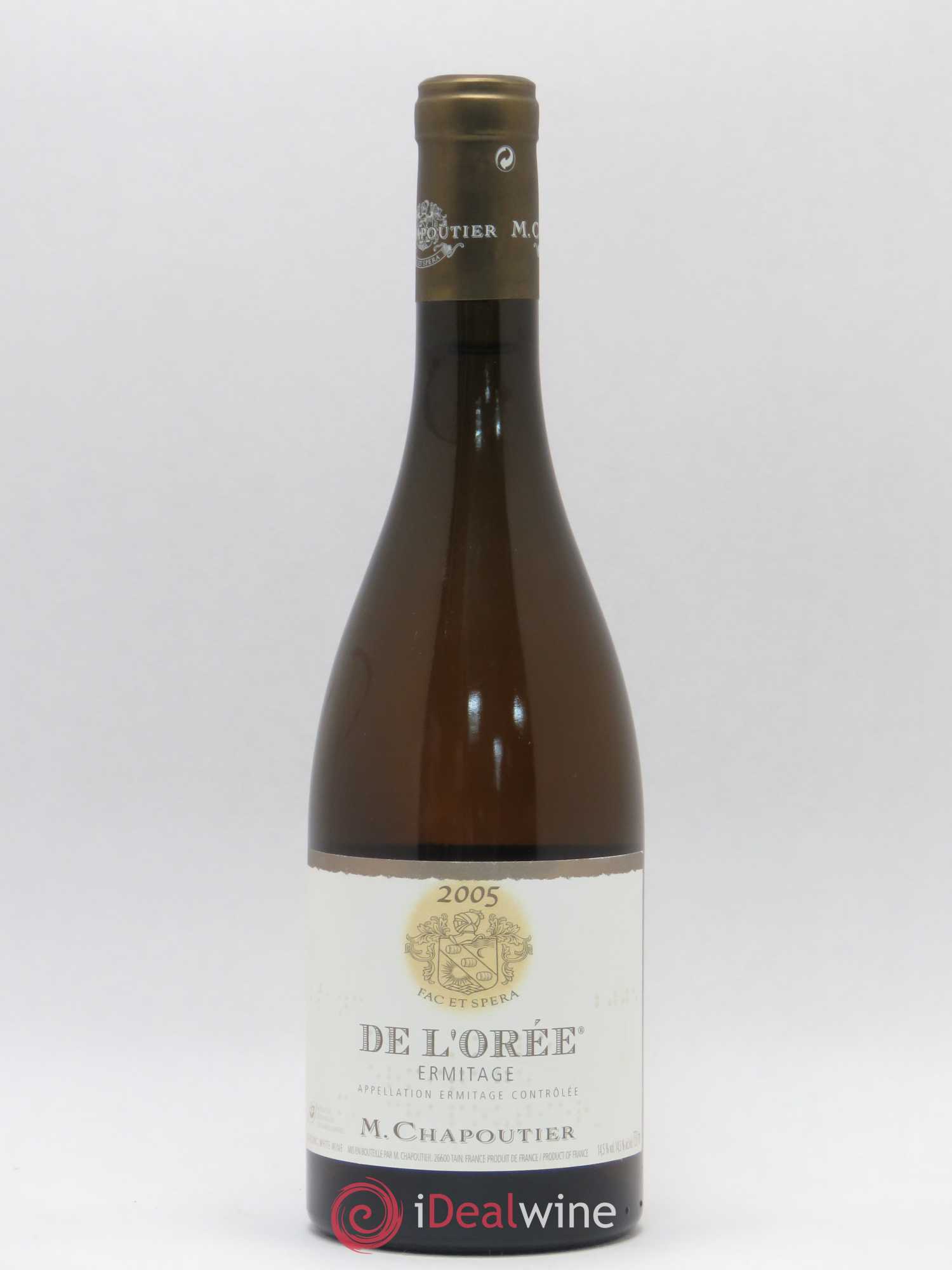 Hermitage Ermitage de l'Orée Chapoutier 2005 - Posten von 1 Flasche - 0