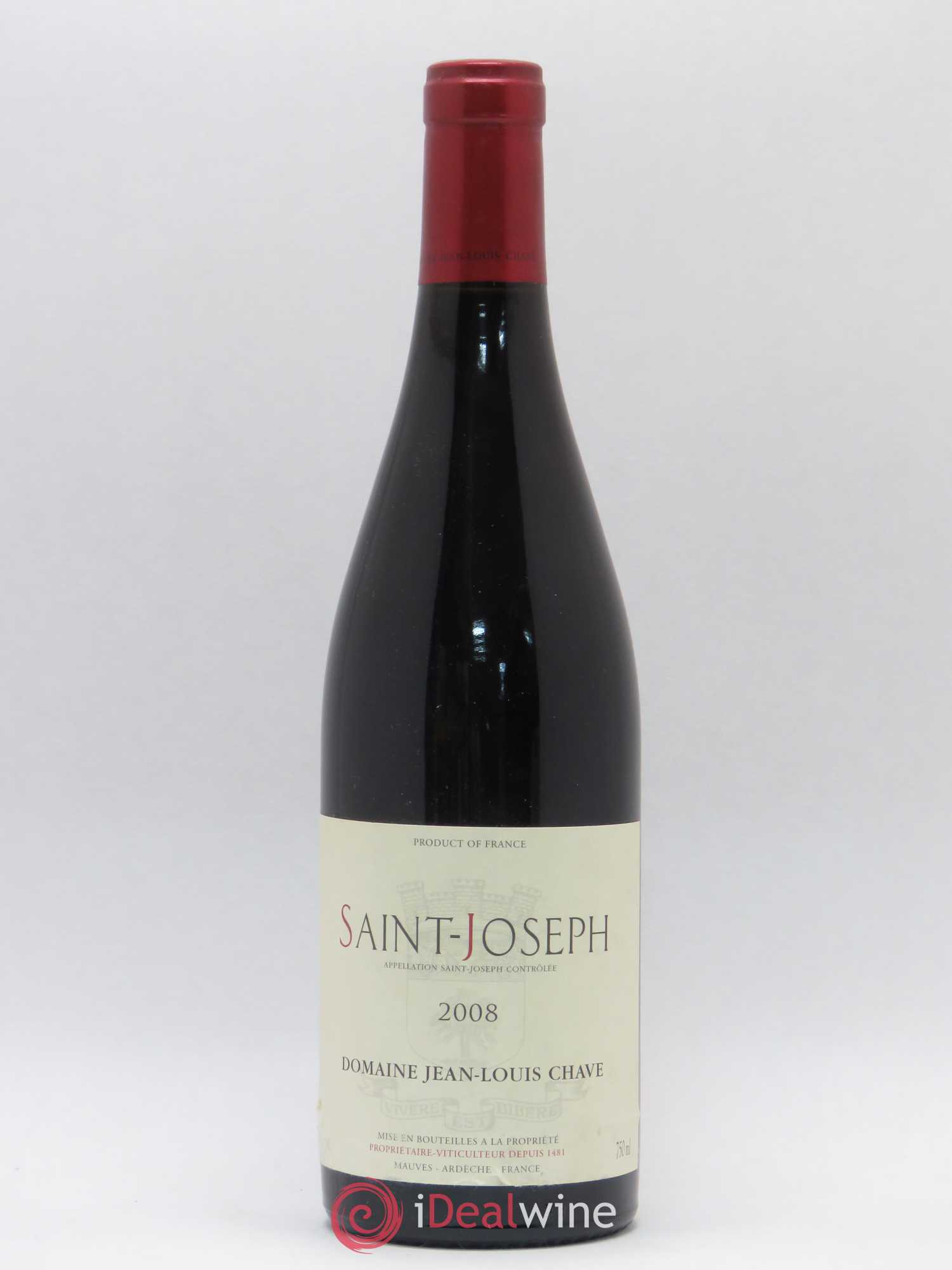 Saint-Joseph Jean-Louis Chave 2008 - Lot de 1 bouteille - 0