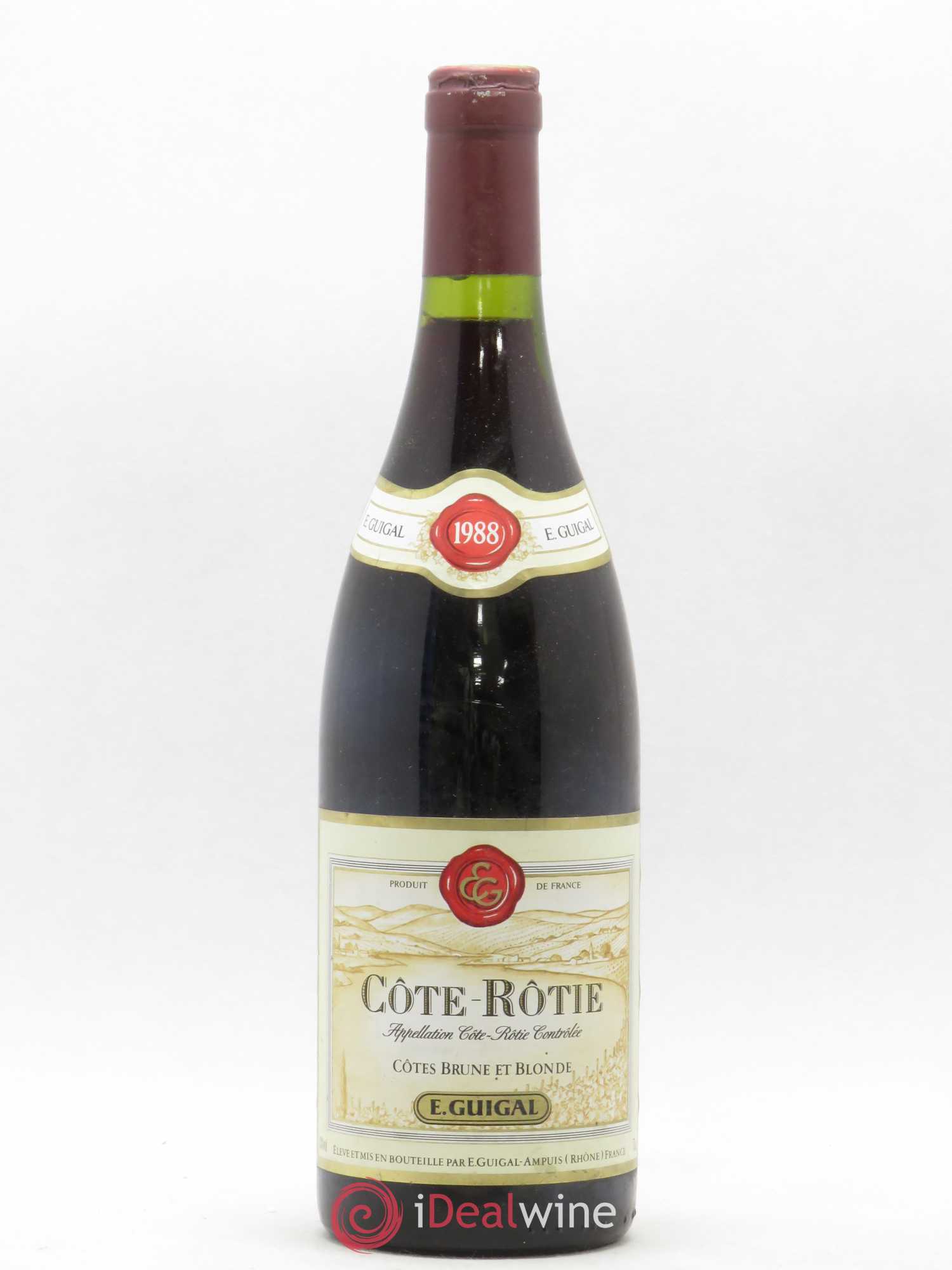 Côte-Rôtie Côtes Brune et Blonde Guigal 1988 - Lot de 1 bouteille - 0