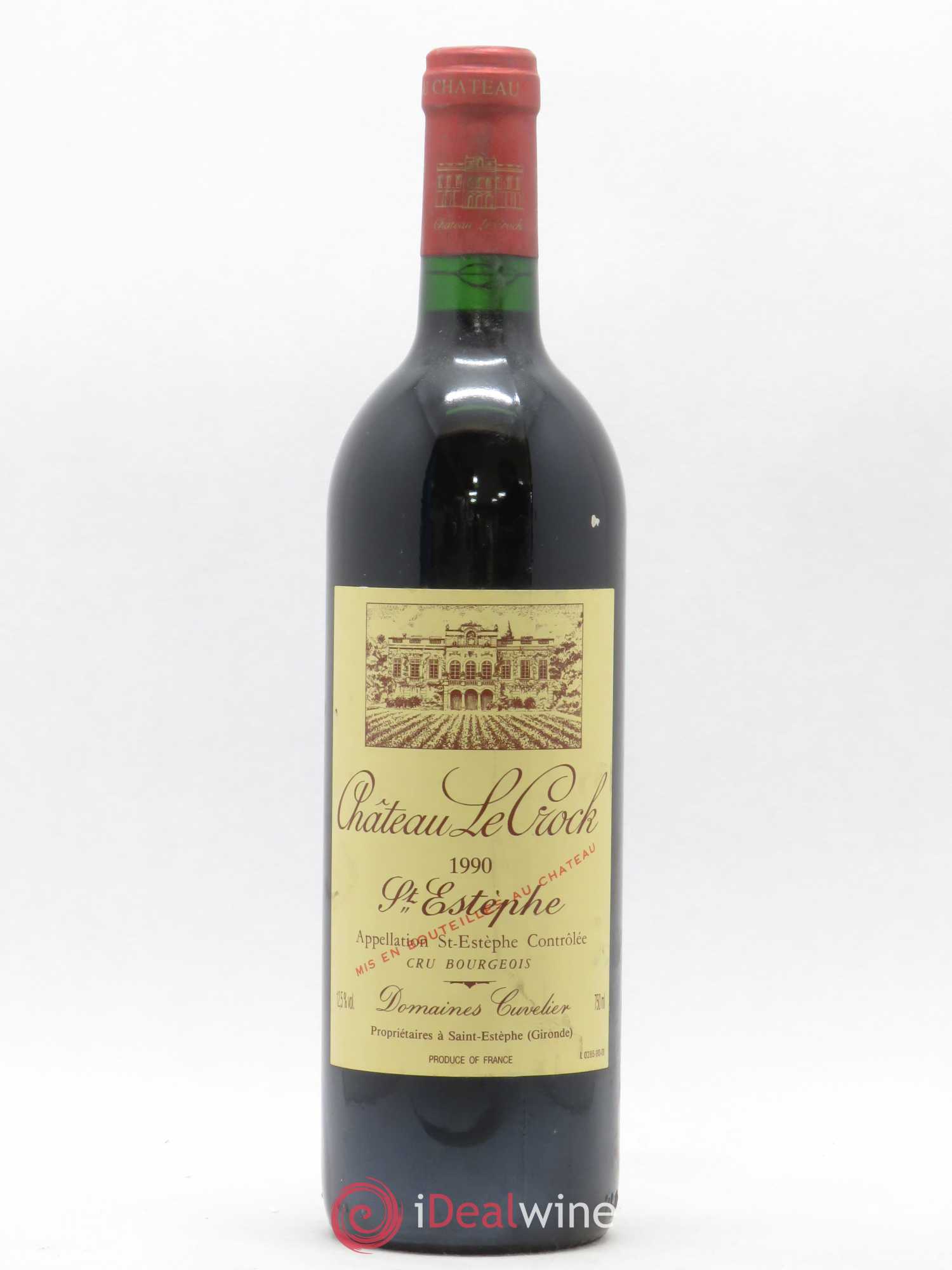 Château le Crock Cru Bourgeois 1990 - Lot de 1 bouteille - 0