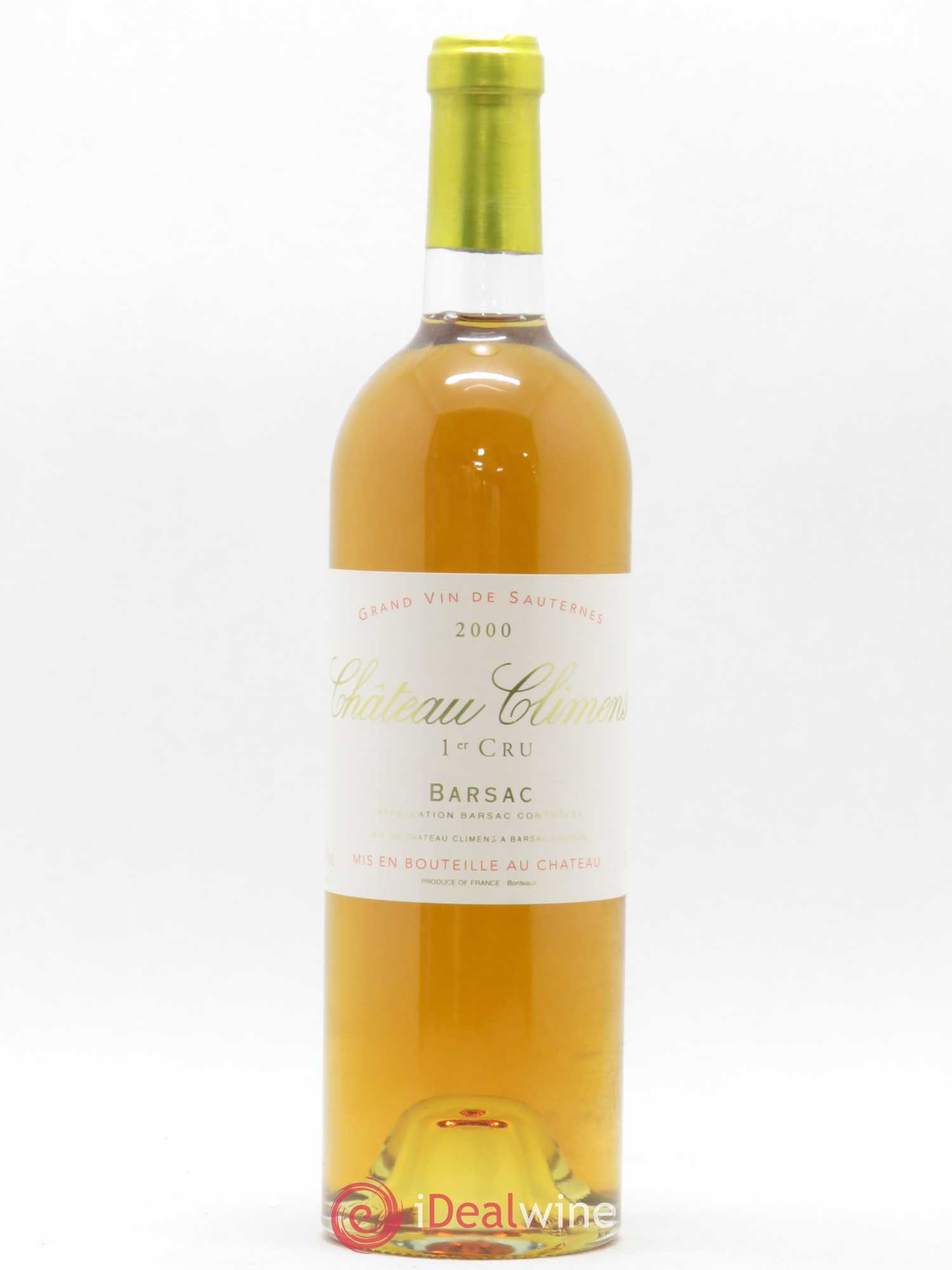 Château Climens 1er Grand Cru Classé 2000 - Lotto di 1 bottiglia - 0