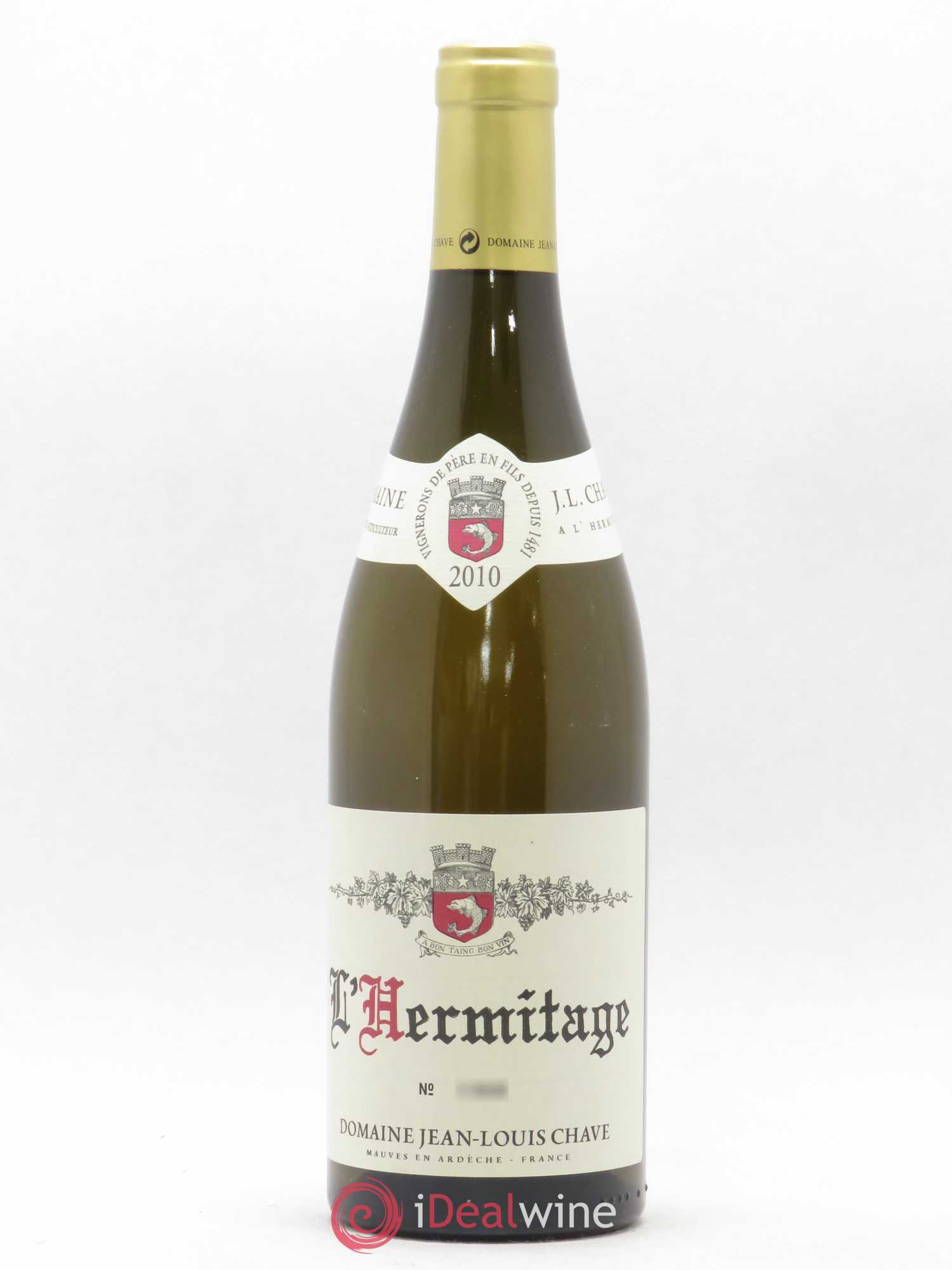 Hermitage Jean-Louis Chave 2010 - Lot de 1 bouteille - 0