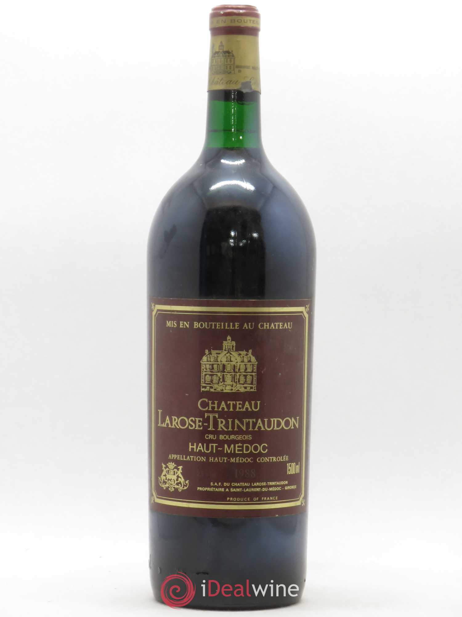Château Larose Trintaudon Cru Bourgeois 1988 - Lot de 1 magnum - 0