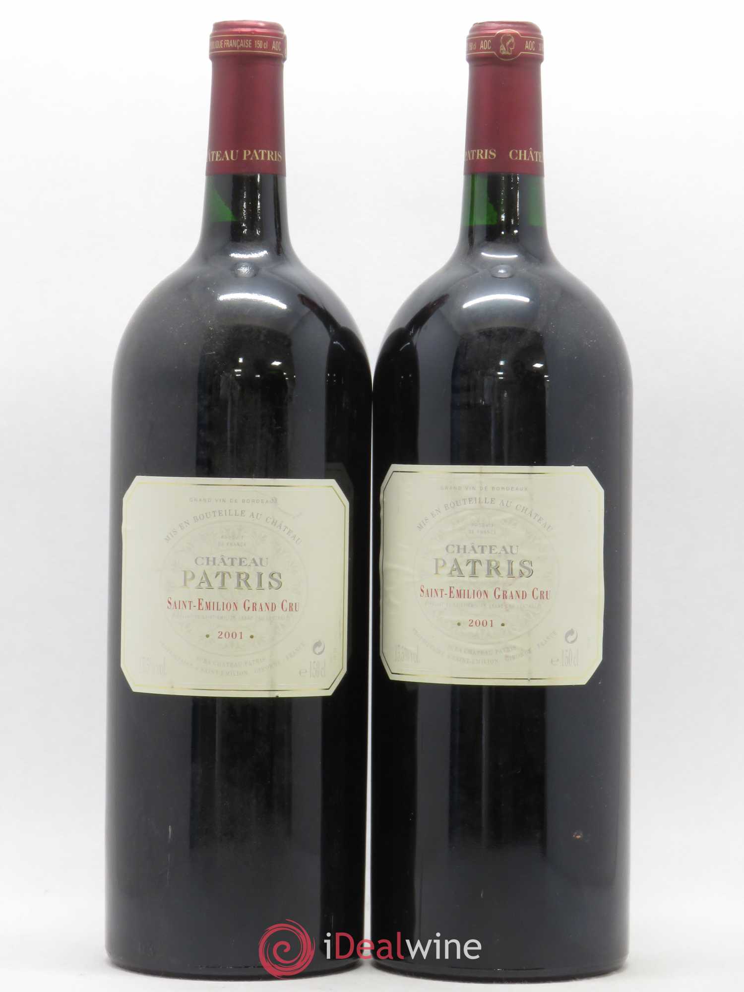 Château Patris 2001 - Lot de 2 magnums - 0
