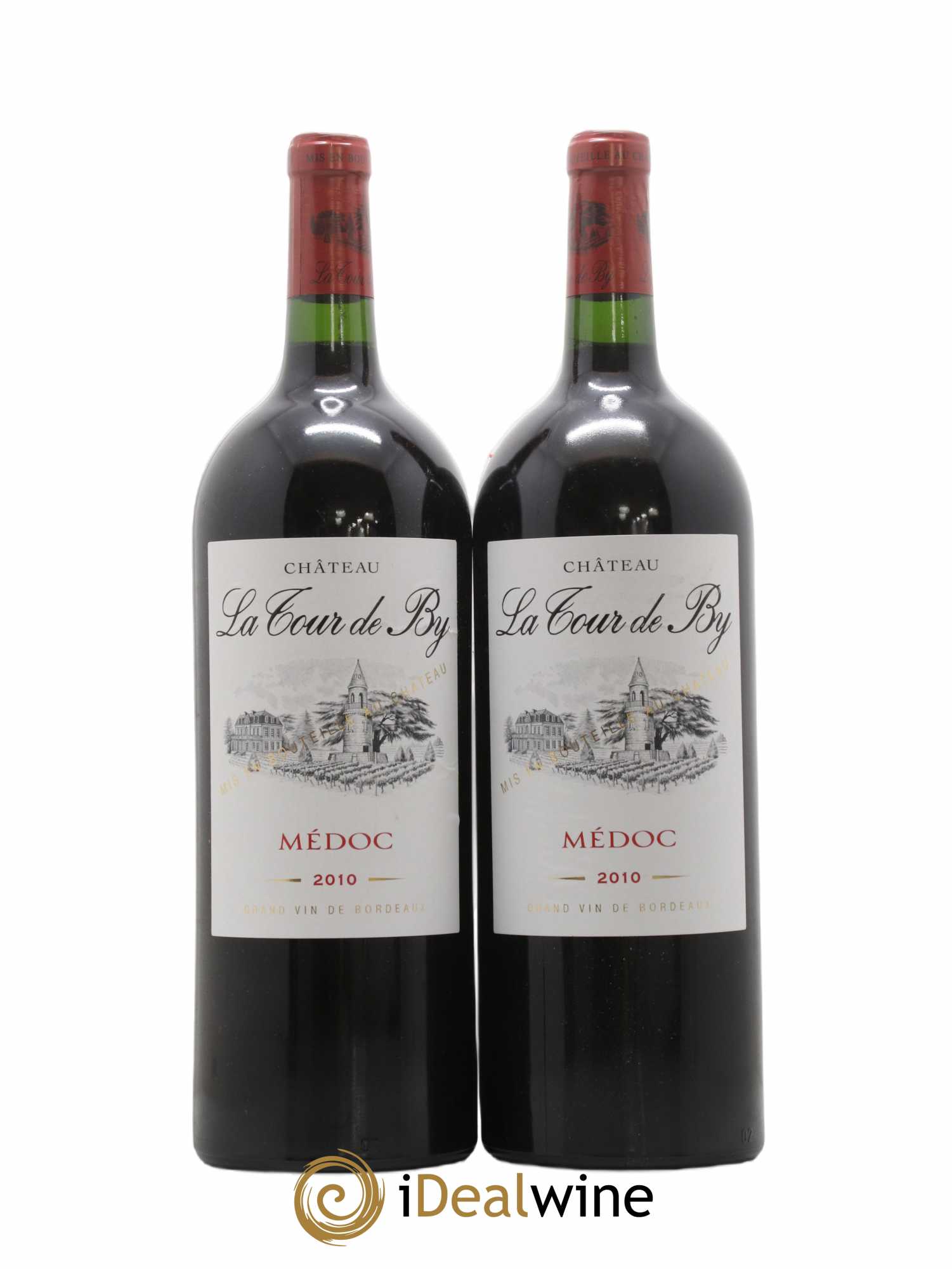 Château La Tour de By Cru Bourgeois 2010 - Lot de 2 magnums - 0