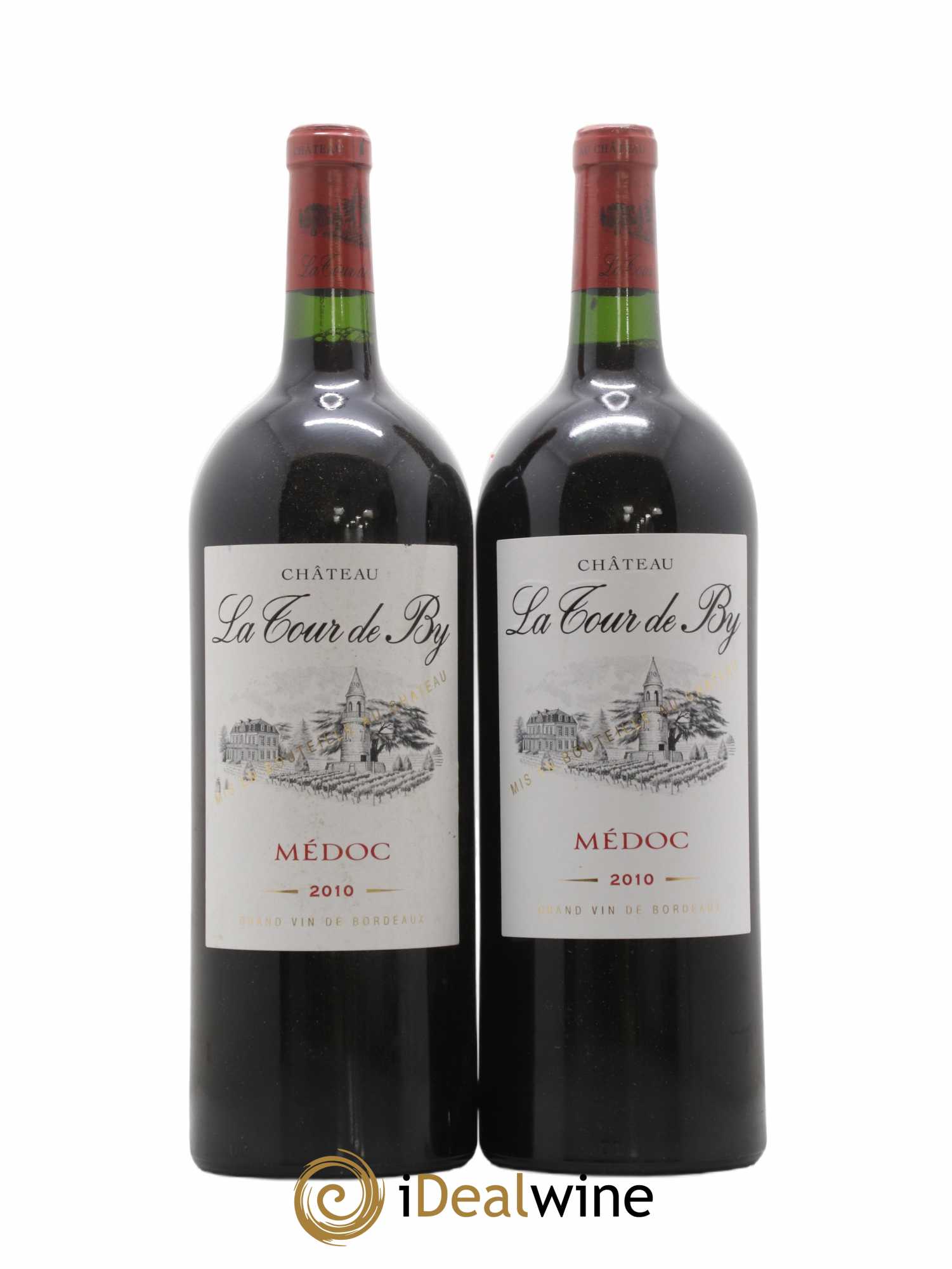 Château La Tour de By Cru Bourgeois 2010 - Lot de 2 magnums - 0