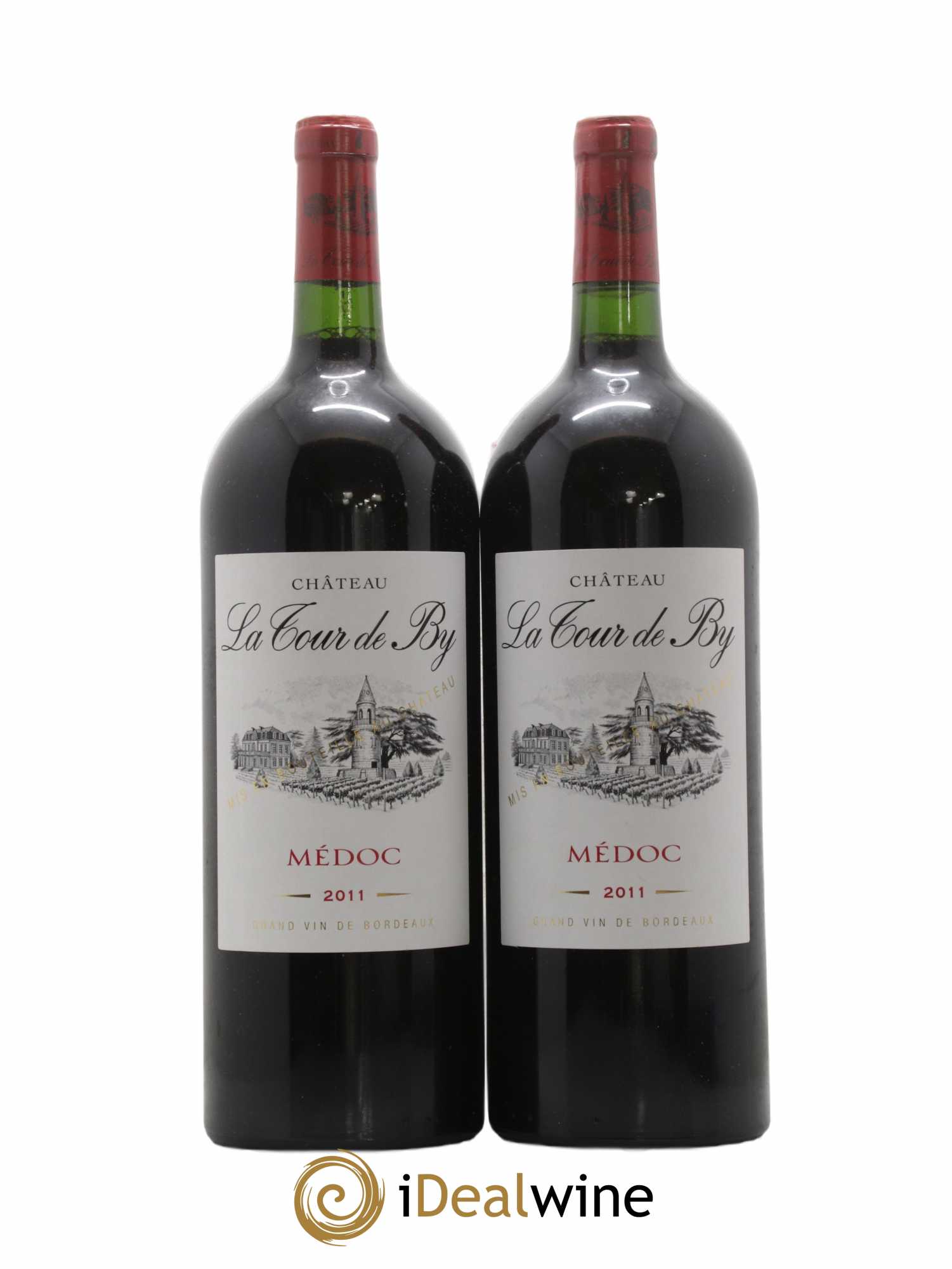 Château La Tour de By Cru Bourgeois 2011 - Lot de 2 magnums - 0
