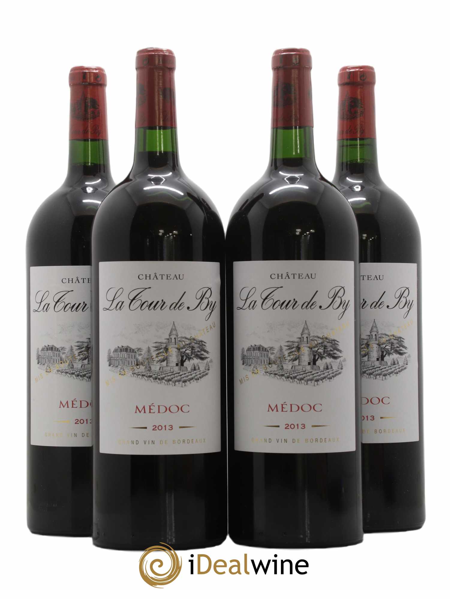 Château La Tour de By Cru Bourgeois 2013 - Lot de 4 magnums - 0