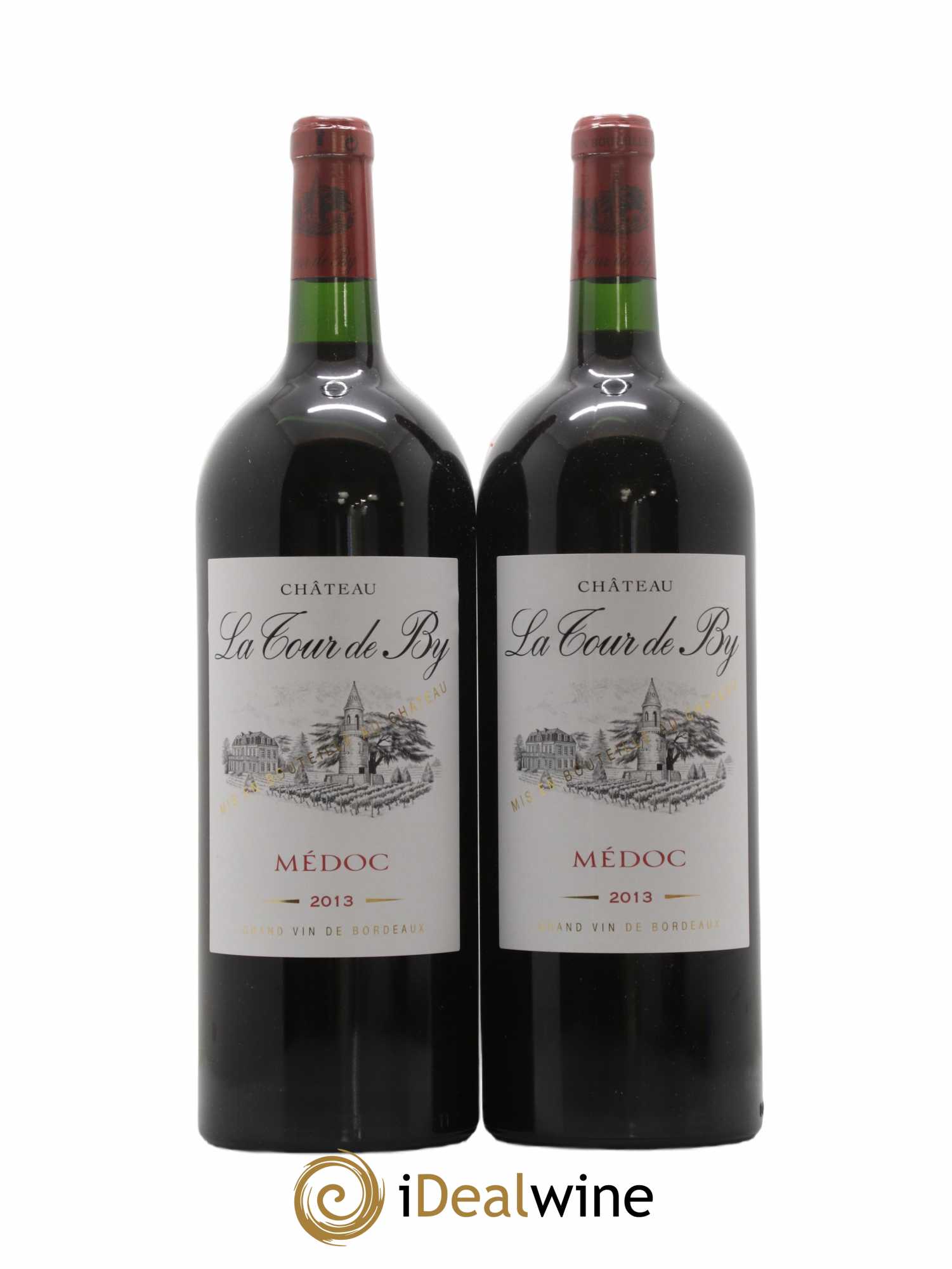 Château La Tour de By Cru Bourgeois 2013 - Lot de 2 magnums - 0
