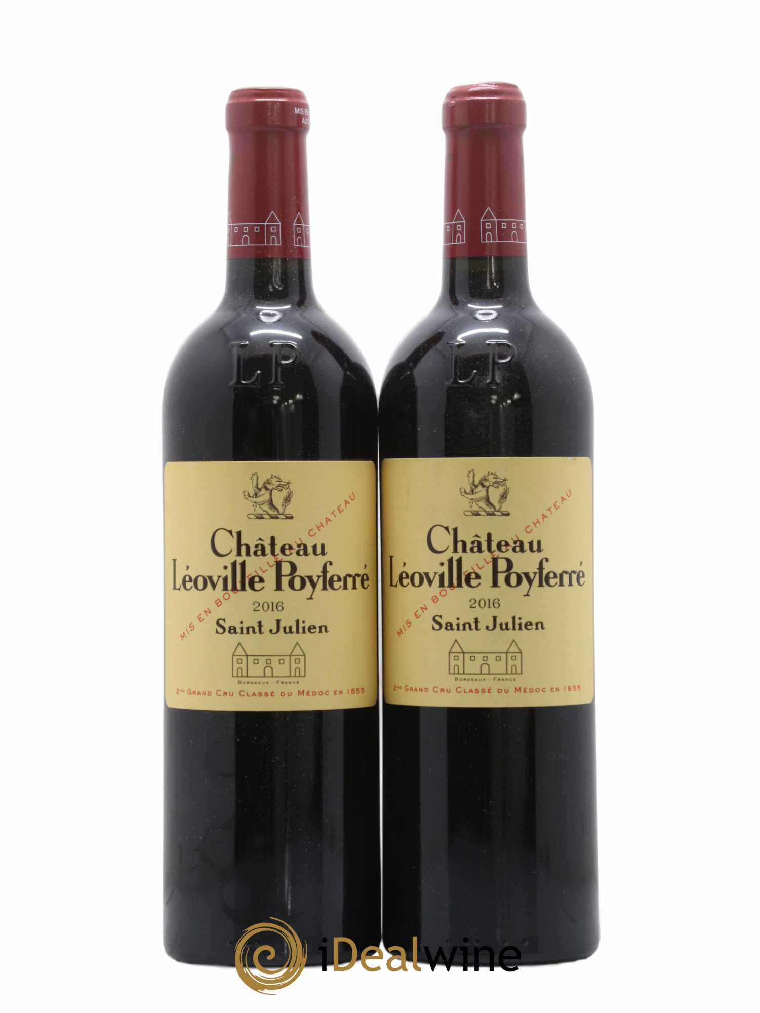 Château Léoville Poyferré 2ème Grand Cru Classé 2016 - Lot of 2 bottles - 0