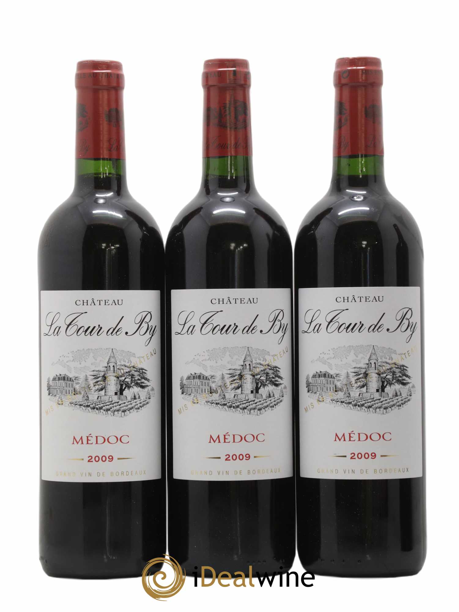 Château La Tour de By Cru Bourgeois 2009 - Lot de 3 bouteilles - 0