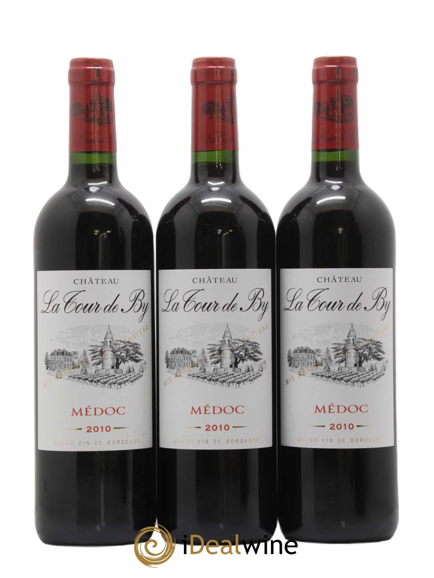 Château La Tour de By Cru Bourgeois 2010 - Lot de 3 bouteilles - 0