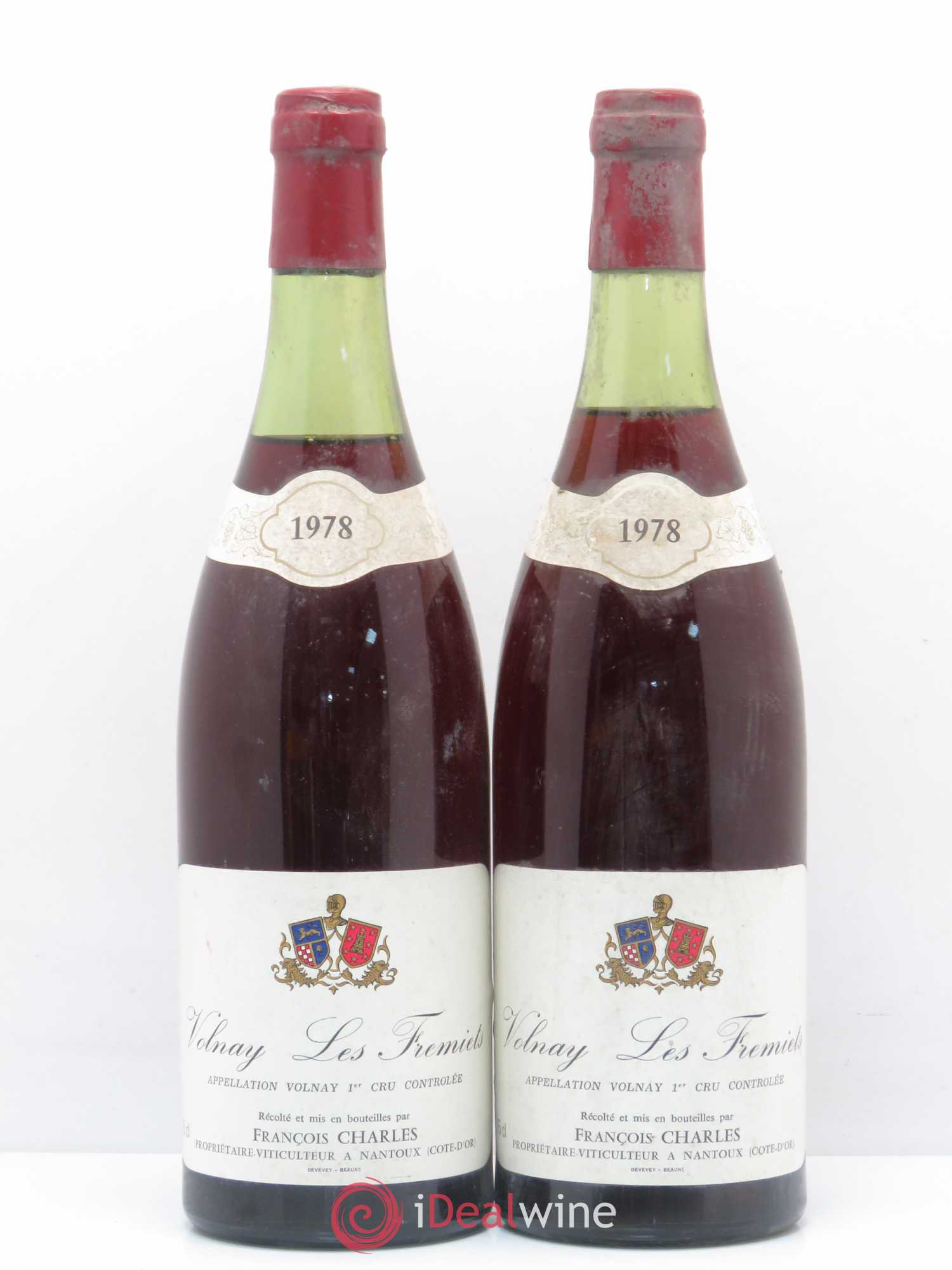 Volnay 1er Cru Fremiets François Charles 1978 - Posten von 2 Flaschen - 0
