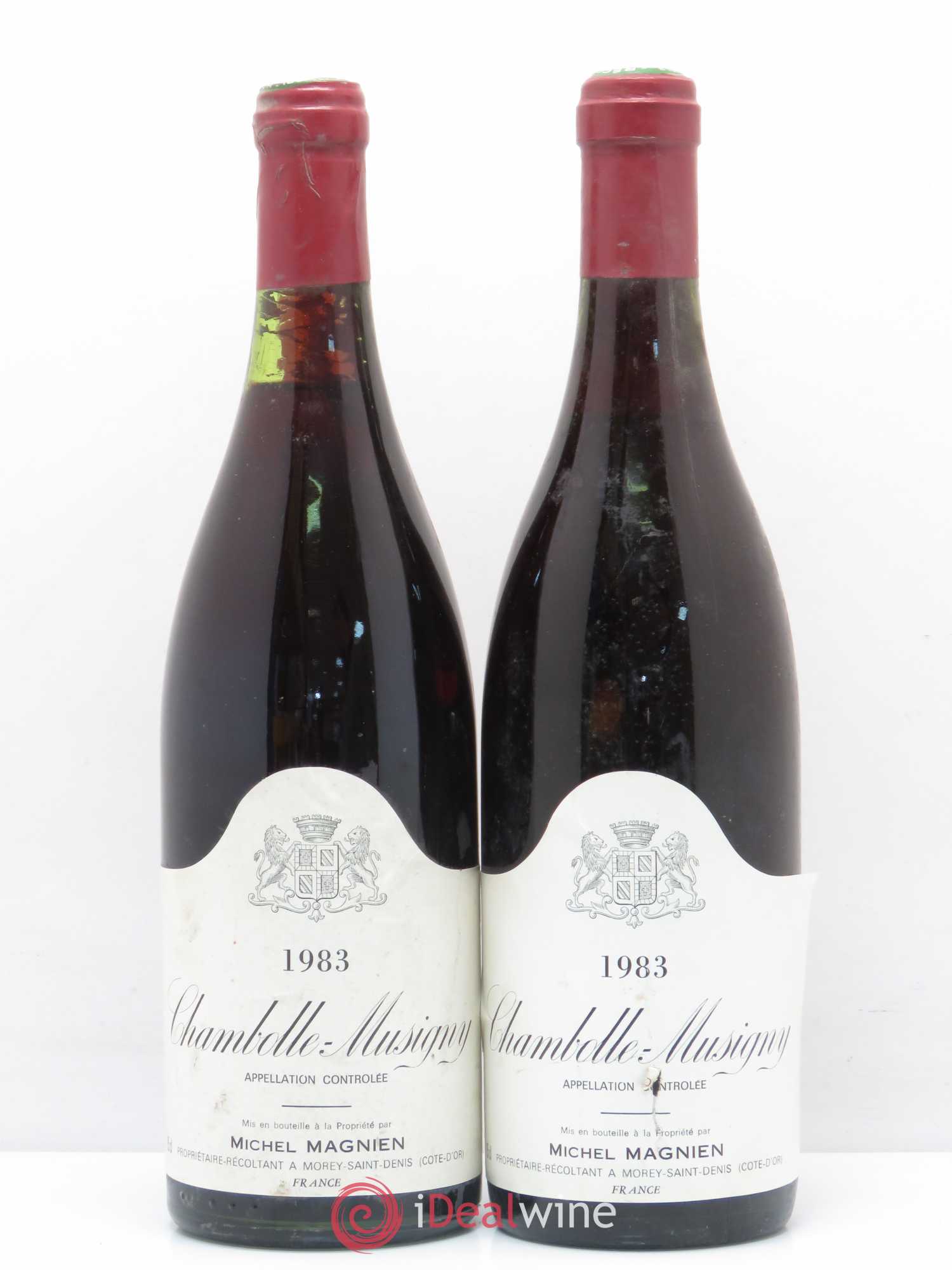 Chambolle-Musigny Michel Magnien 1983 - Lot de 2 bouteilles - 0