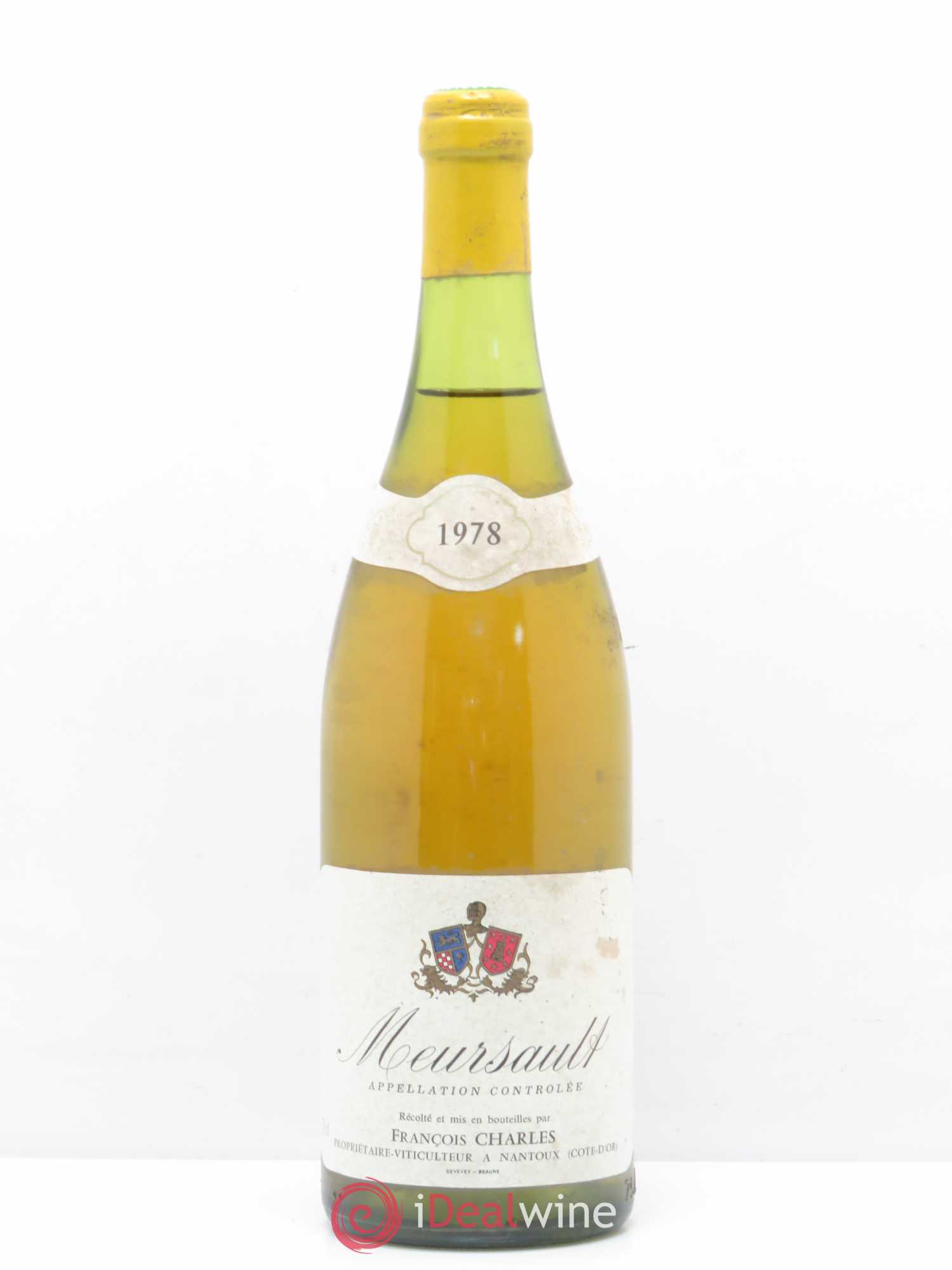 Meursault Francois Charles 1978 - Posten von 1 Flasche - 0