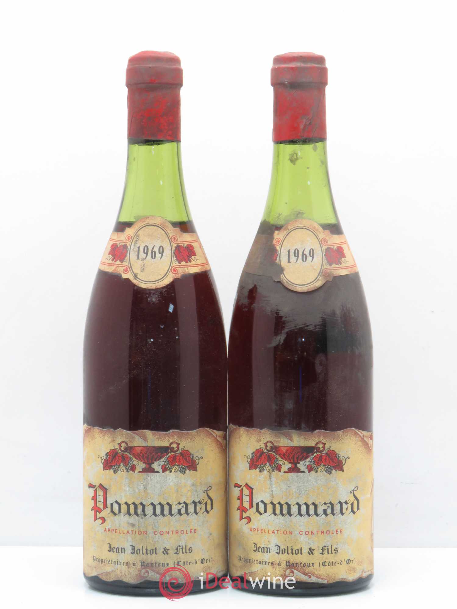 Pommard Jean Joliot & Fils 1969 - Posten von 2 Flaschen - 0