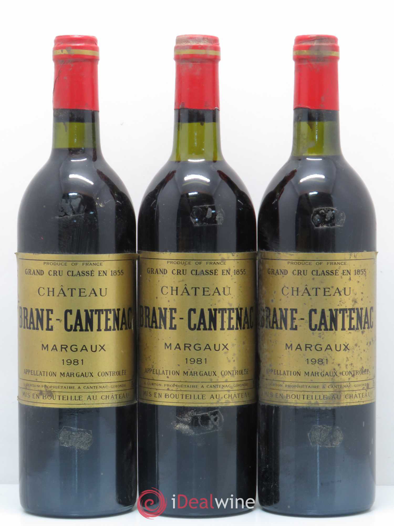 Château Brane Cantenac 2ème Grand Cru Classé 1981 - Lot de 6 bouteilles - 2